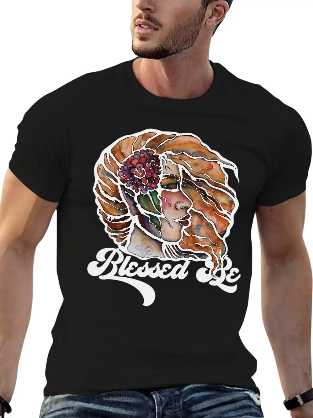 Blessed Be Goddess Unisex Casual T-Shirt – Clean Design For Daily Comfort