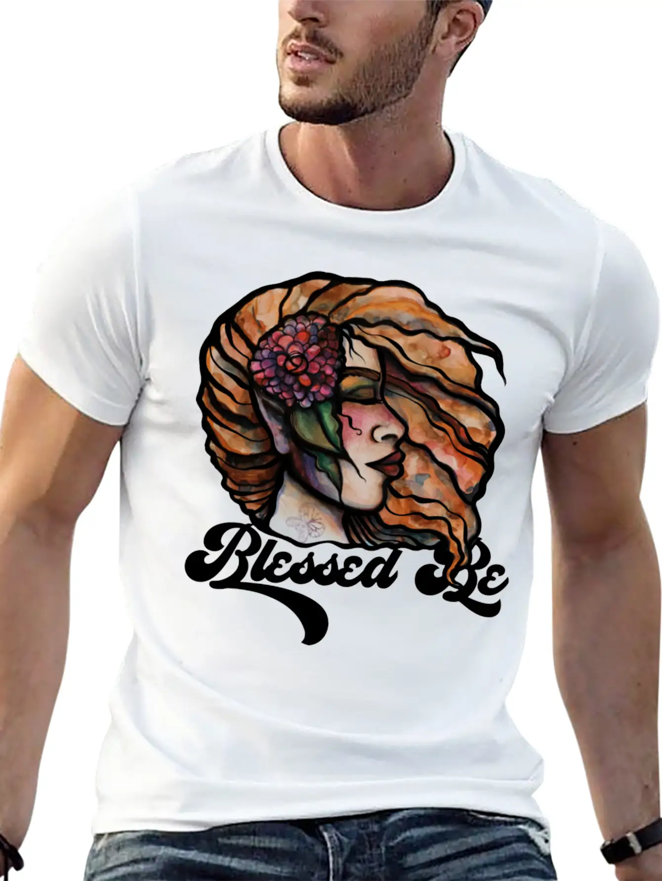 Blessed Be Goddess Unisex Casual T-Shirt – Clean Design For Daily Comfort