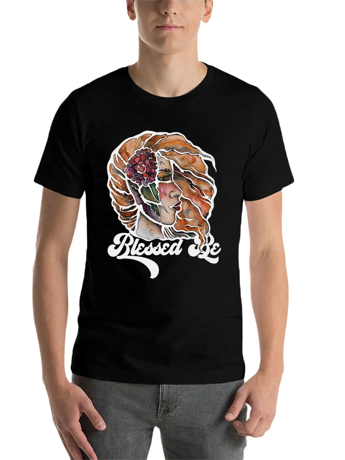 Blessed Be Goddess Unisex Casual T-Shirt – Clean Design For Daily Comfort