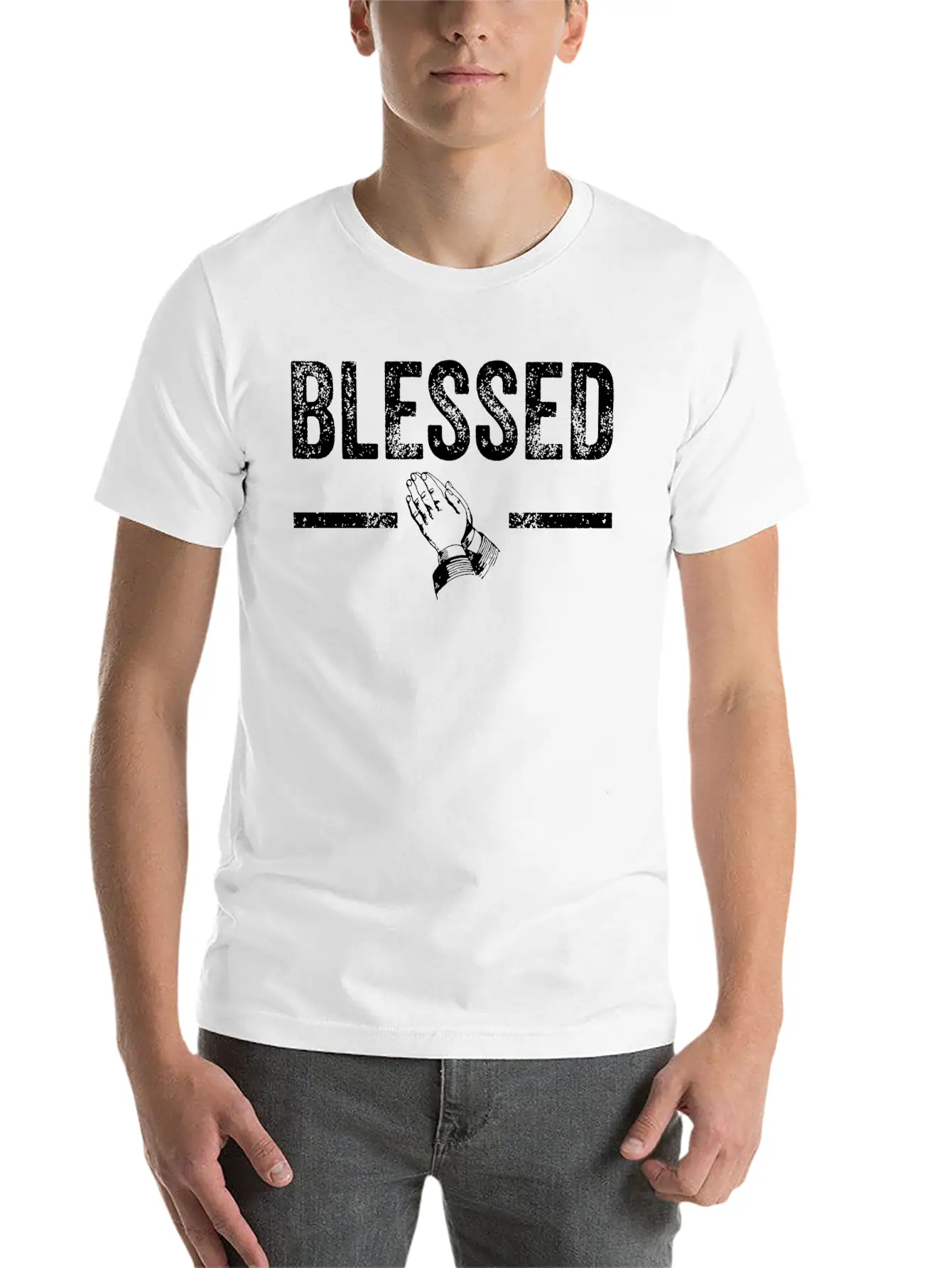 Blessed Breathable Soft Cotton T-Shirt – Timeless Casual Look
