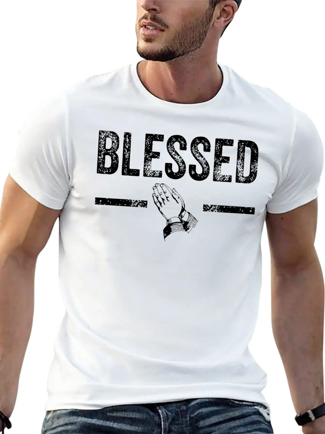 Blessed Breathable Soft Cotton T-Shirt – Timeless Casual Look