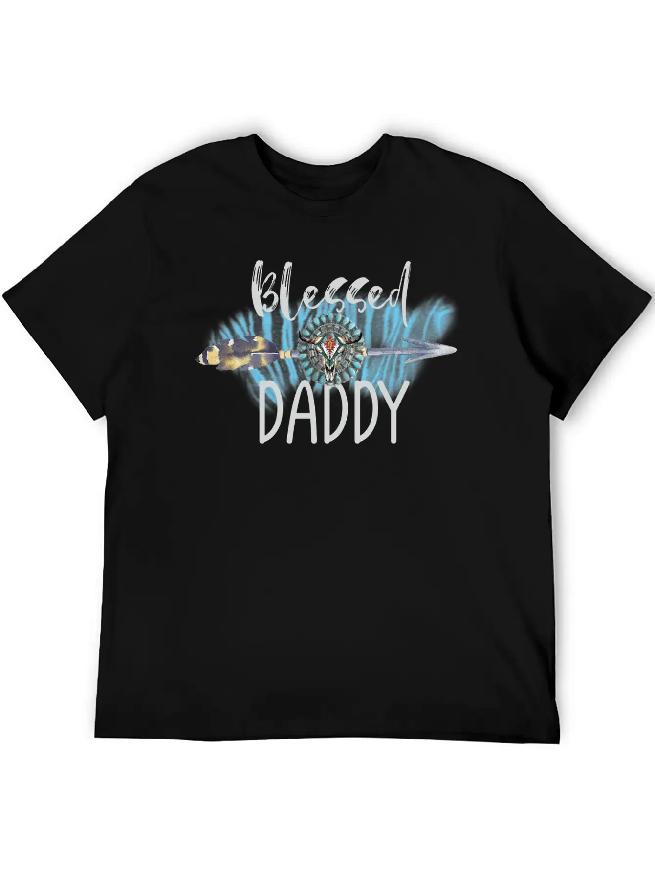 BLESSED Dad Unisex Short Sleeve Soft Cotton T-Shirt – Casual Everyday Wear