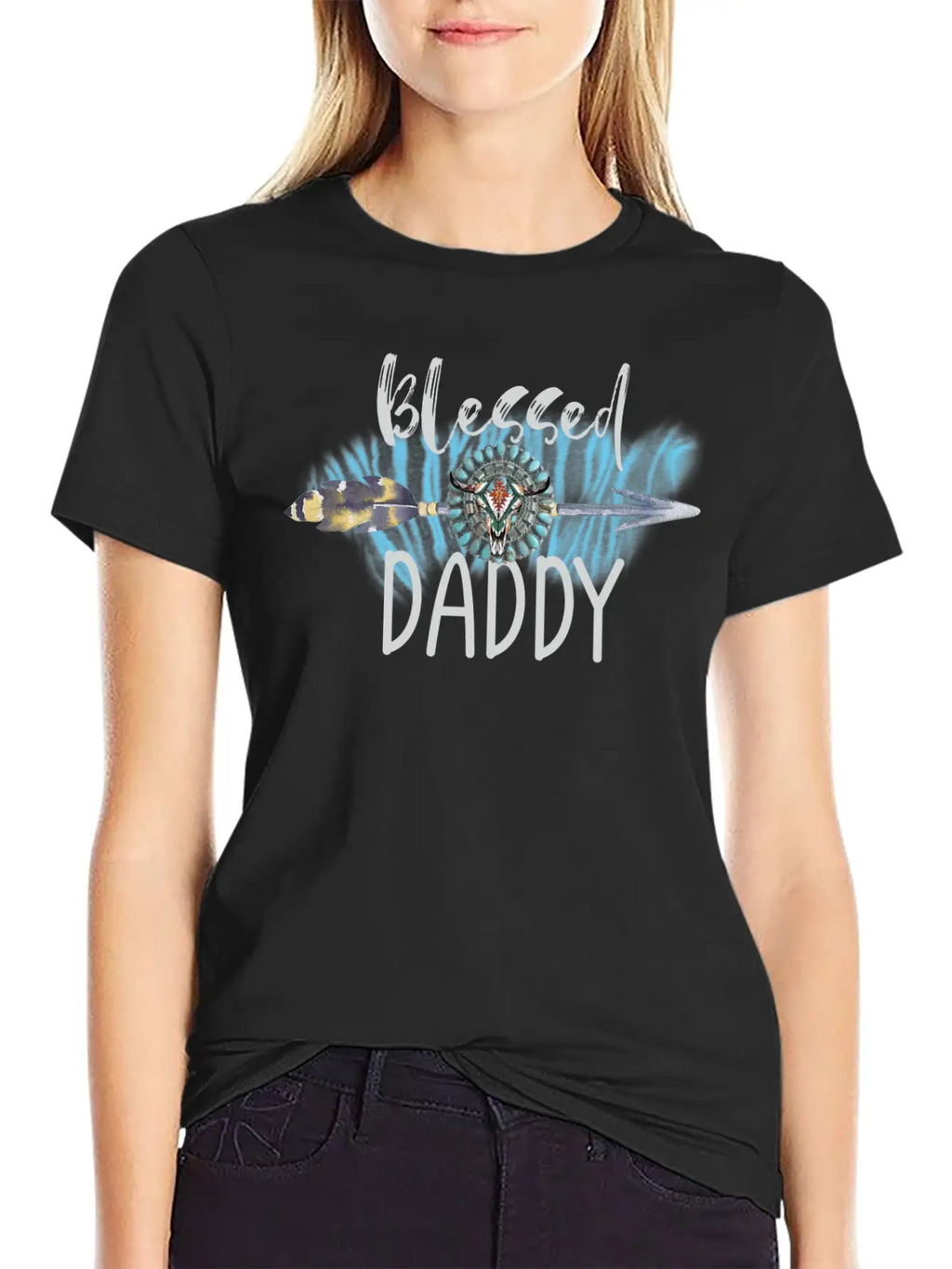 BLESSED Dad Unisex Short Sleeve Soft Cotton T-Shirt – Casual Everyday Wear
