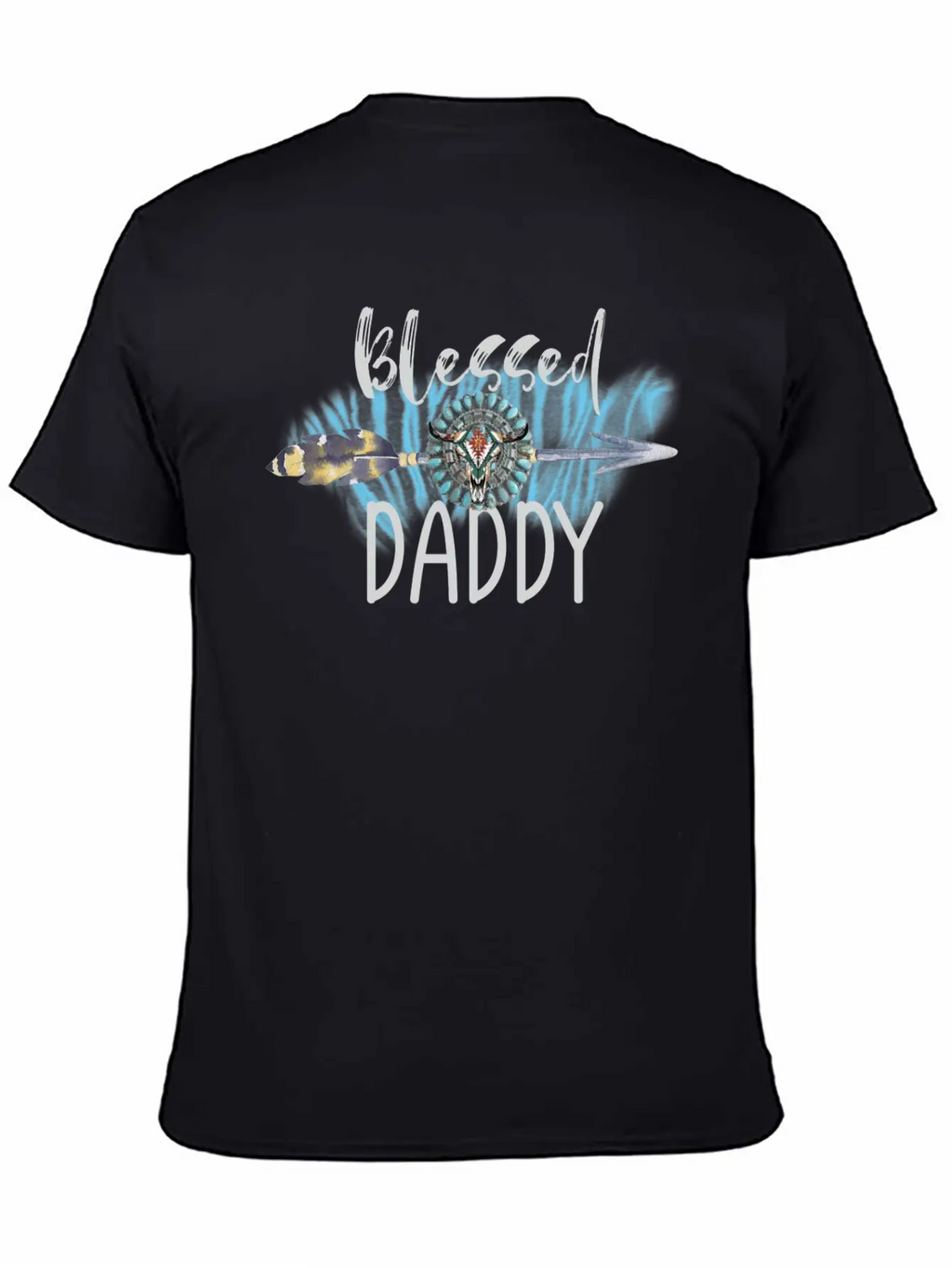 BLESSED Dad Unisex Short Sleeve Soft Cotton T-Shirt – Casual Everyday Wear