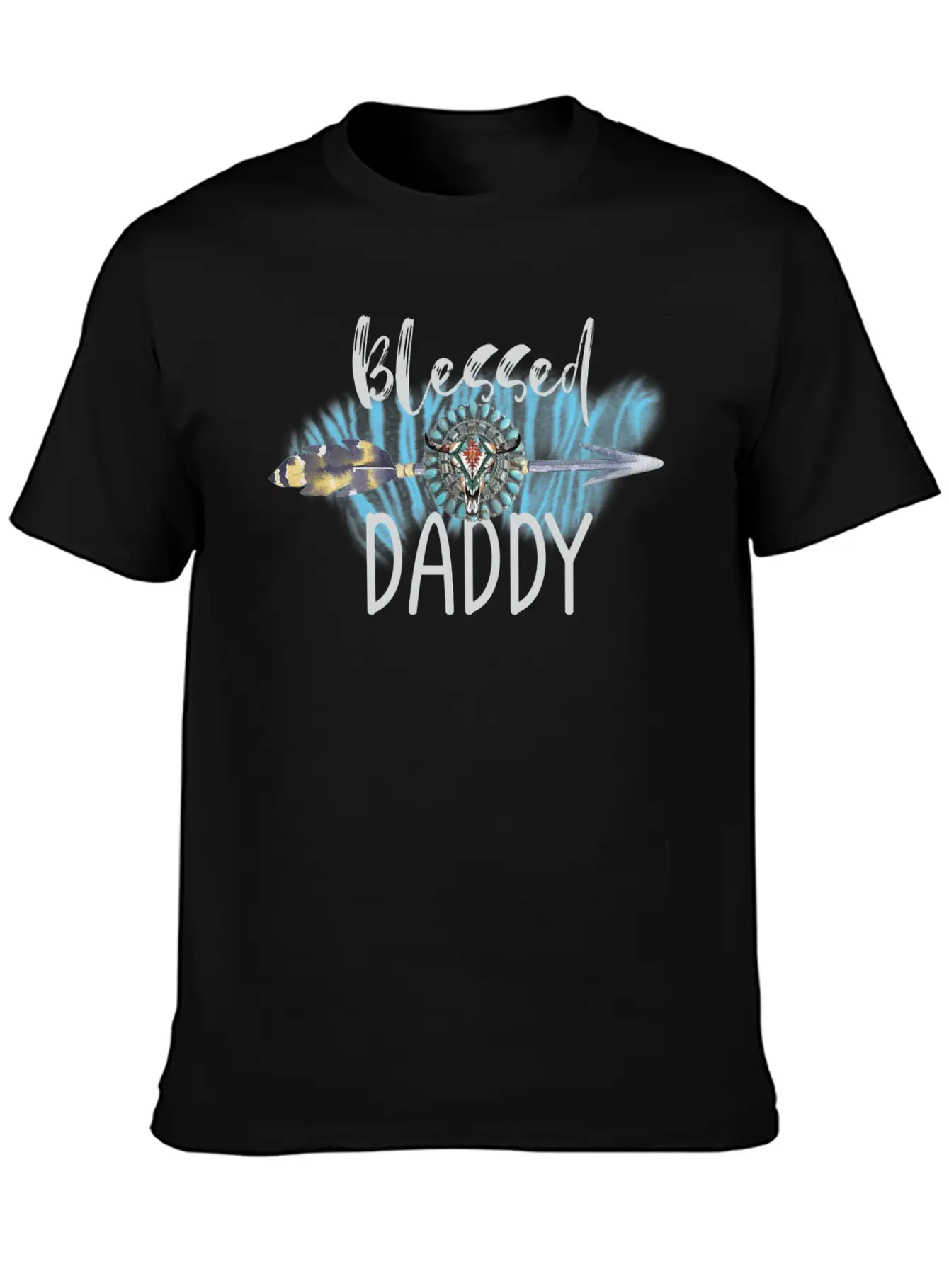 BLESSED Dad Unisex Short Sleeve Soft Cotton T-Shirt – Casual Everyday Wear