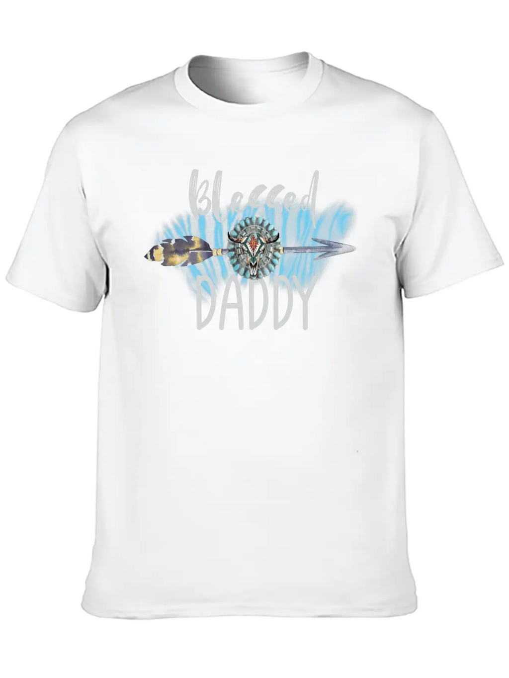BLESSED Dad Unisex Short Sleeve Soft Cotton T-Shirt – Casual Everyday Wear