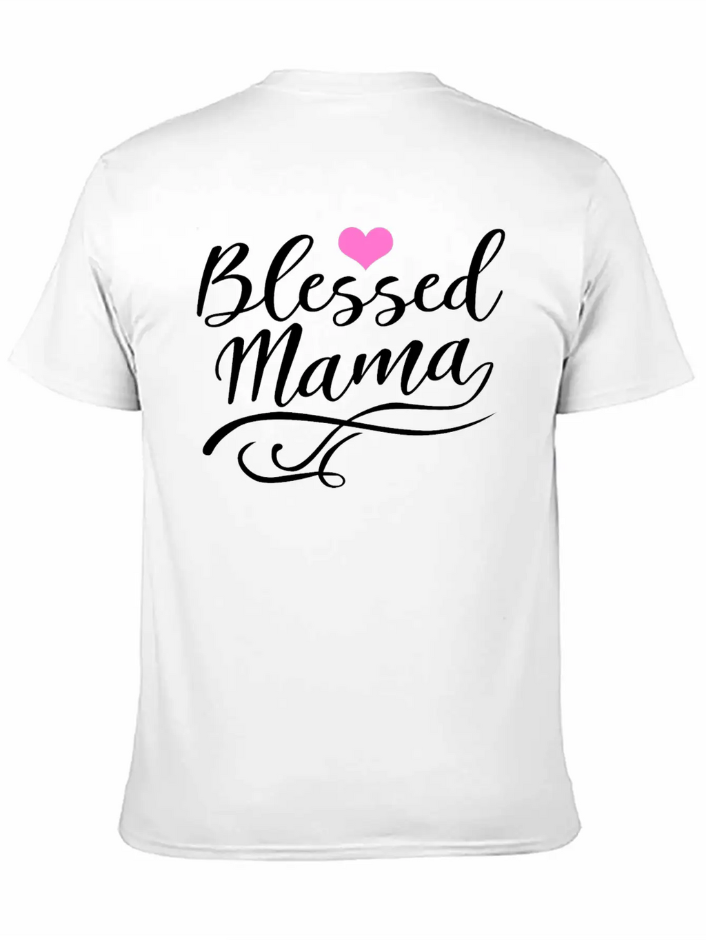 Blessed Mama Casual Graphic T-Shirt – Simple And Comfortable Daily Wear