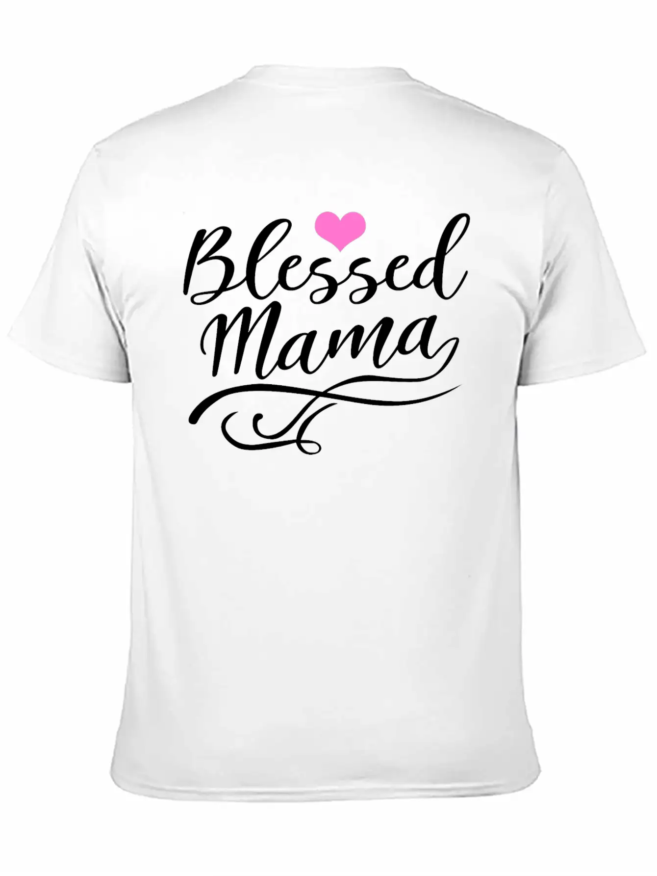 Blessed Mama Casual Graphic T-Shirt – Simple And Comfortable Daily Wear