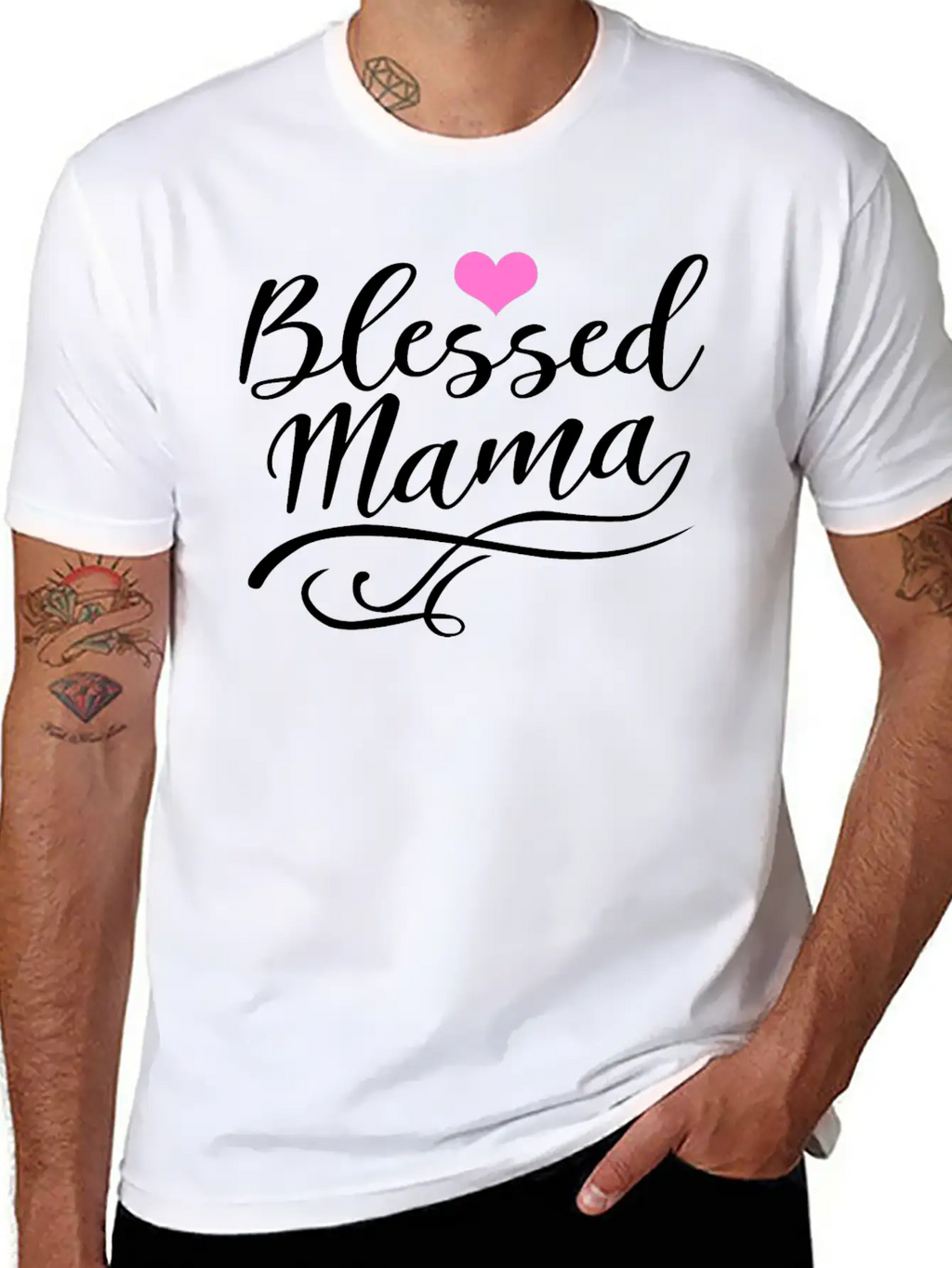 Blessed Mama Casual Graphic T-Shirt – Simple And Comfortable Daily Wear