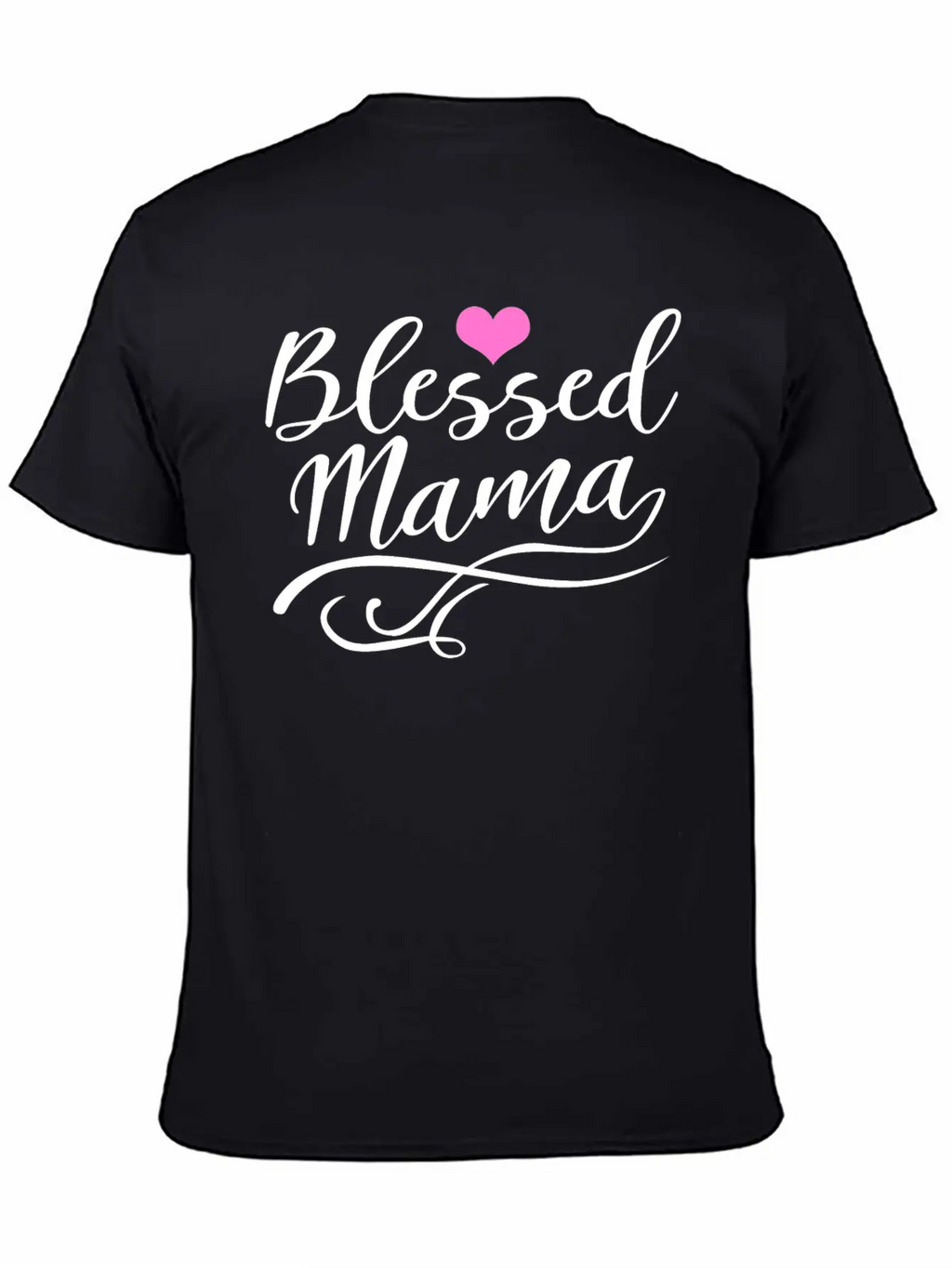 Blessed Mama Casual Graphic T-Shirt – Simple And Comfortable Daily Wear