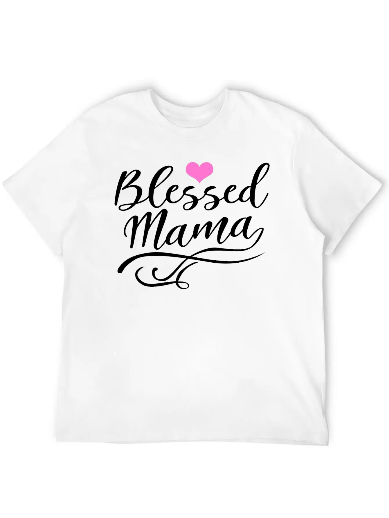 Blessed Mama Casual Graphic T-Shirt – Simple And Comfortable Daily Wear