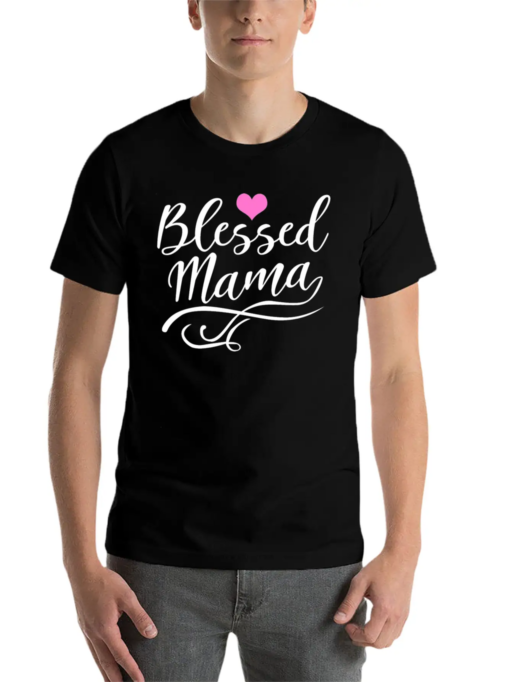Blessed Mama Casual Graphic T-Shirt – Simple And Comfortable Daily Wear