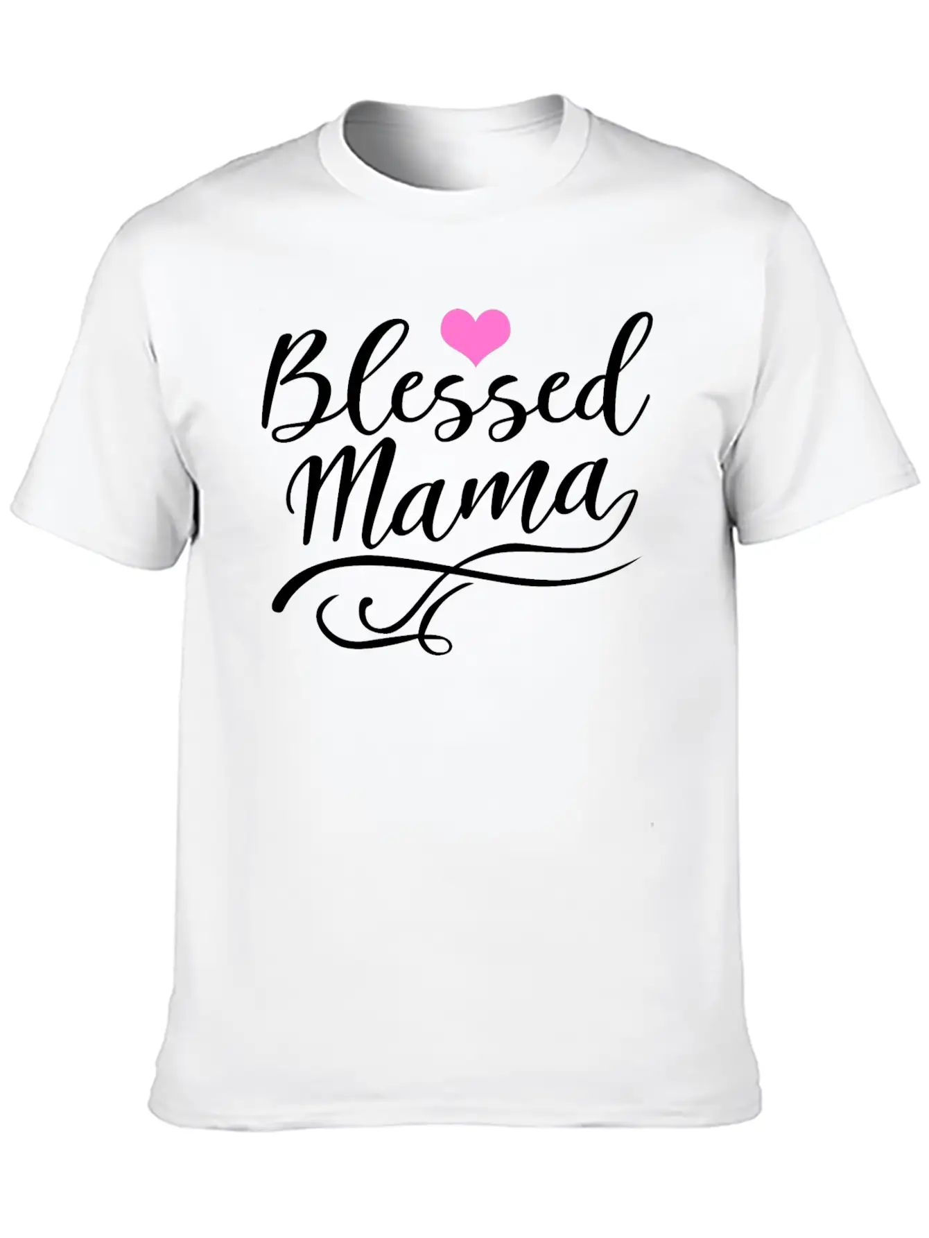Blessed Mama Casual Graphic T-Shirt – Simple And Comfortable Daily Wear