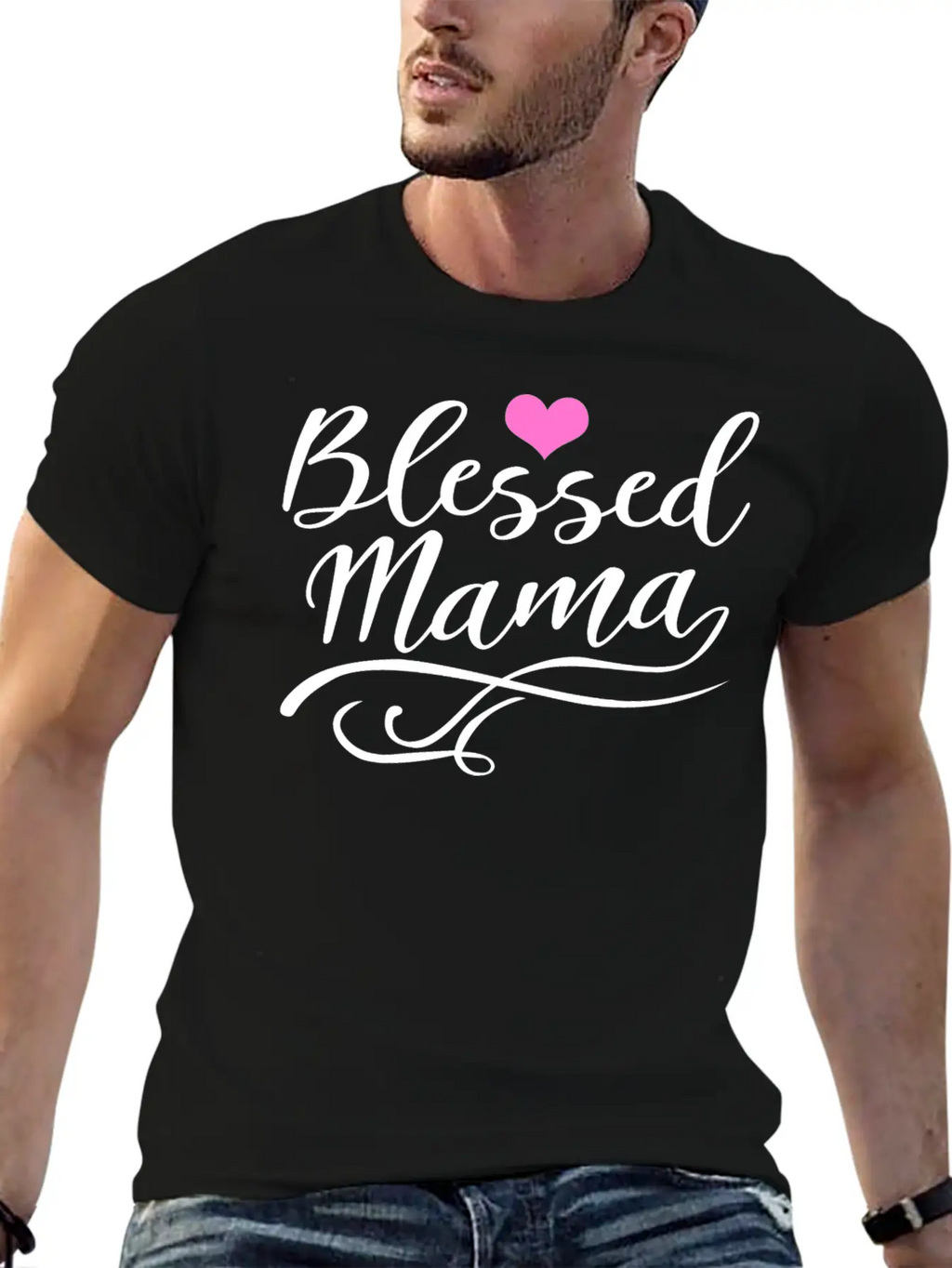 Blessed Mama Casual Graphic T-Shirt – Simple And Comfortable Daily Wear