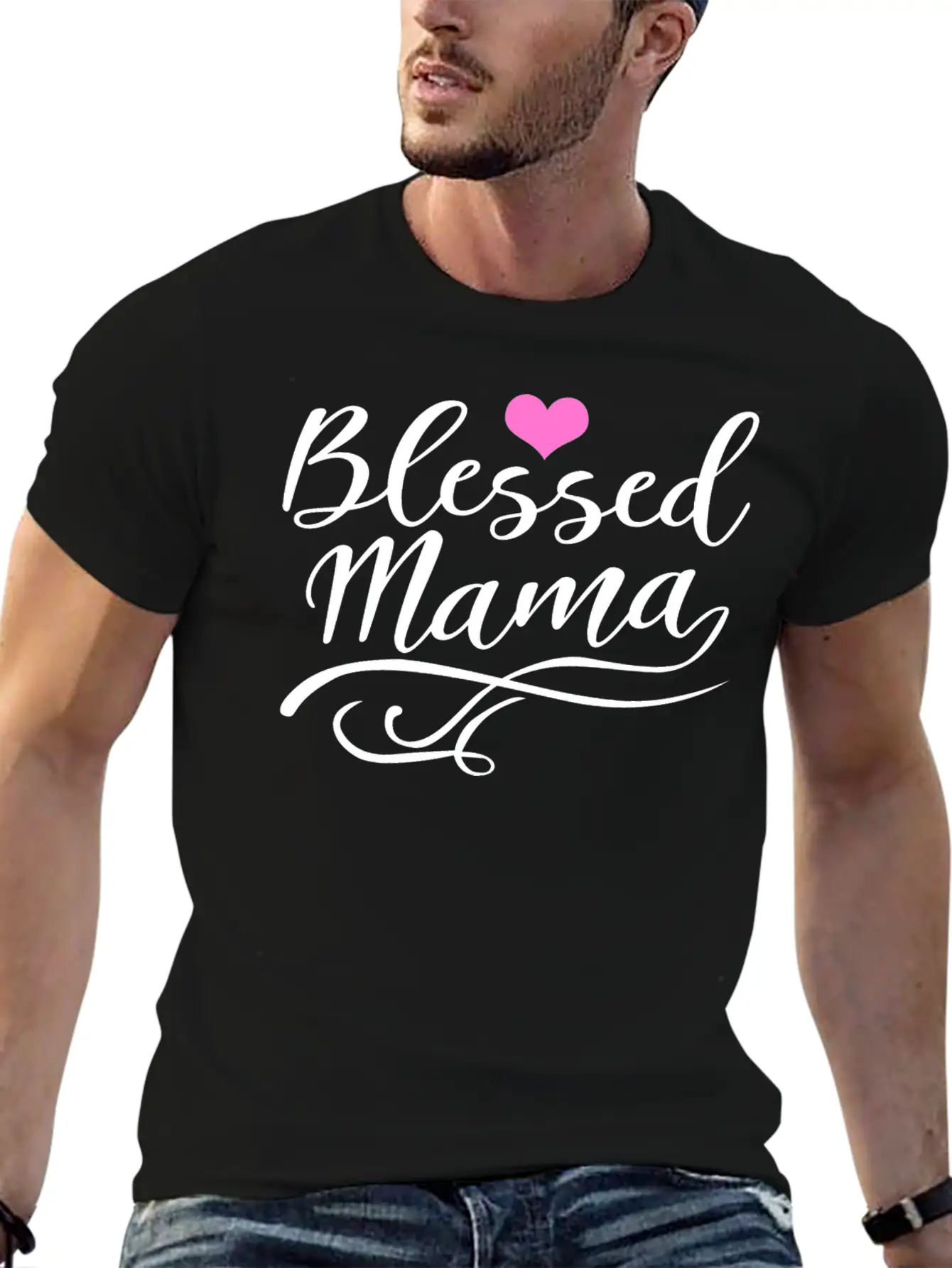Blessed Mama Casual Graphic T-Shirt – Simple And Comfortable Daily Wear