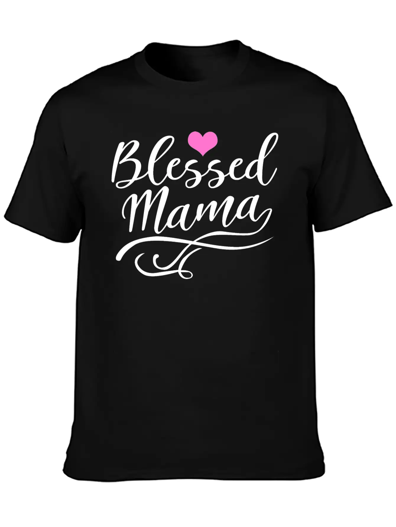 Blessed Mama Casual Graphic T-Shirt – Simple And Comfortable Daily Wear