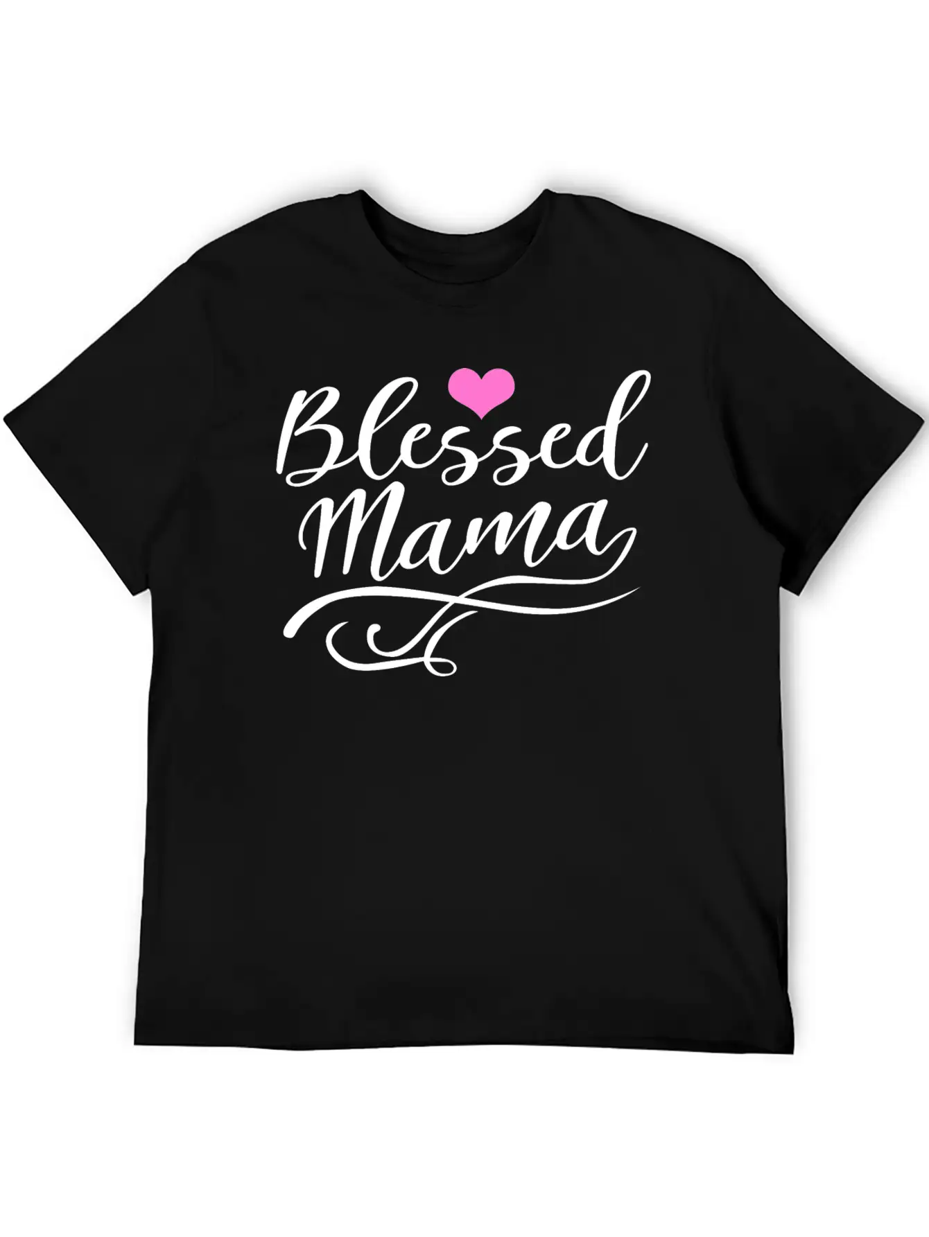 Blessed Mama Casual Graphic T-Shirt – Simple And Comfortable Daily Wear