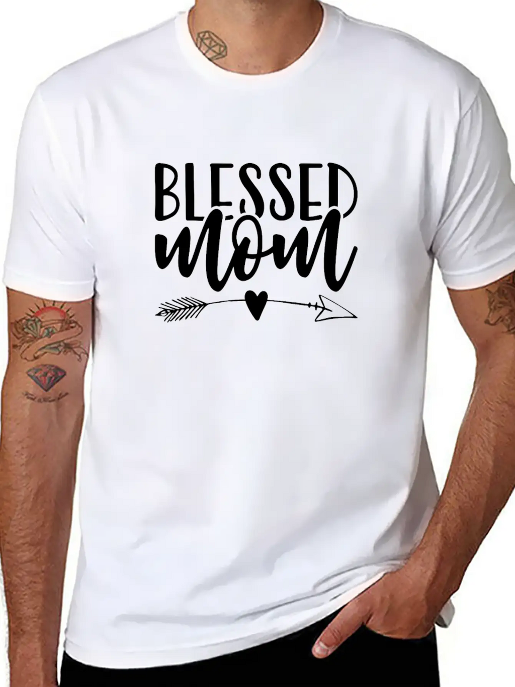 Blessed Mom Classic Fit Graphic Tee For Daily Comfort – Unisex Cotton Shirt