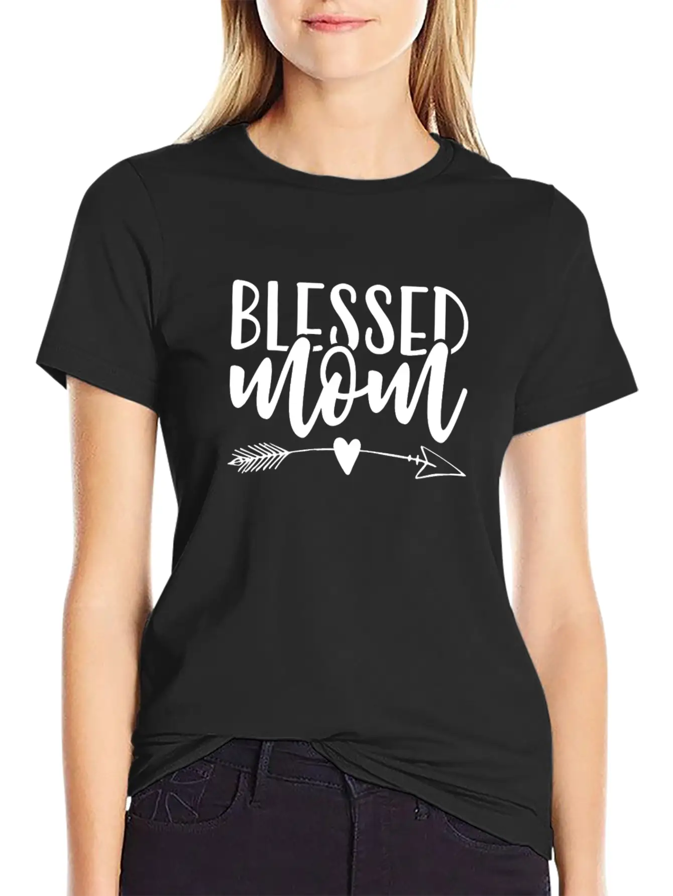 Blessed Mom Classic Fit Graphic Tee For Daily Comfort – Unisex Cotton Shirt
