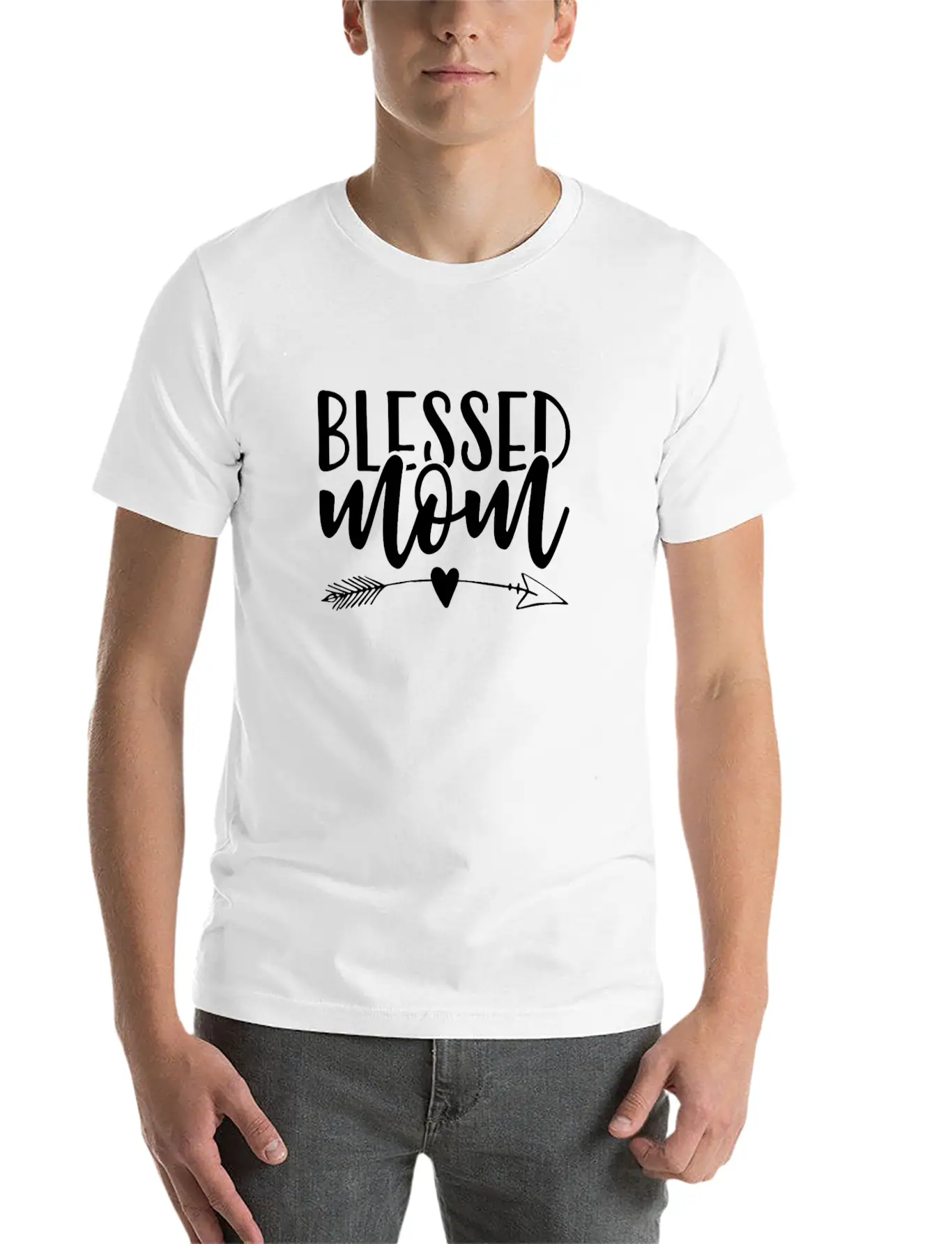 Blessed Mom Classic Fit Graphic Tee For Daily Comfort – Unisex Cotton Shirt