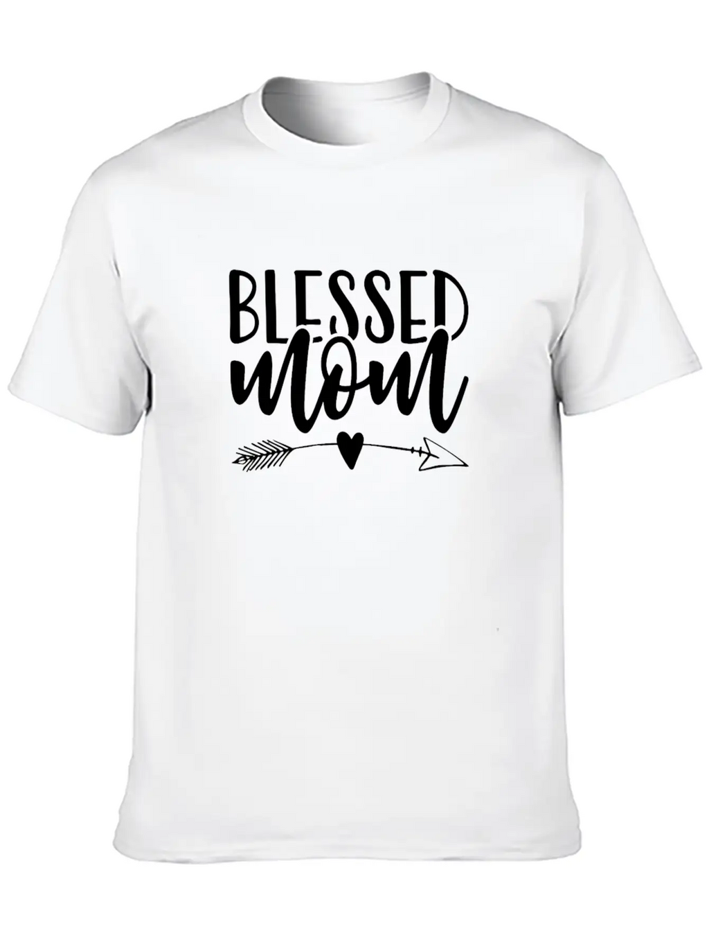 Blessed Mom Classic Fit Graphic Tee For Daily Comfort – Unisex Cotton Shirt