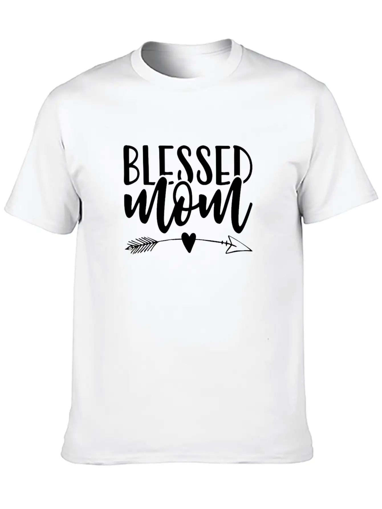 Blessed Mom Classic Fit Graphic Tee For Daily Comfort – Unisex Cotton Shirt