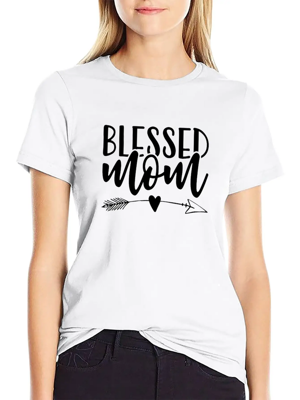 Blessed Mom Classic Fit Graphic Tee For Daily Comfort – Unisex Cotton Shirt