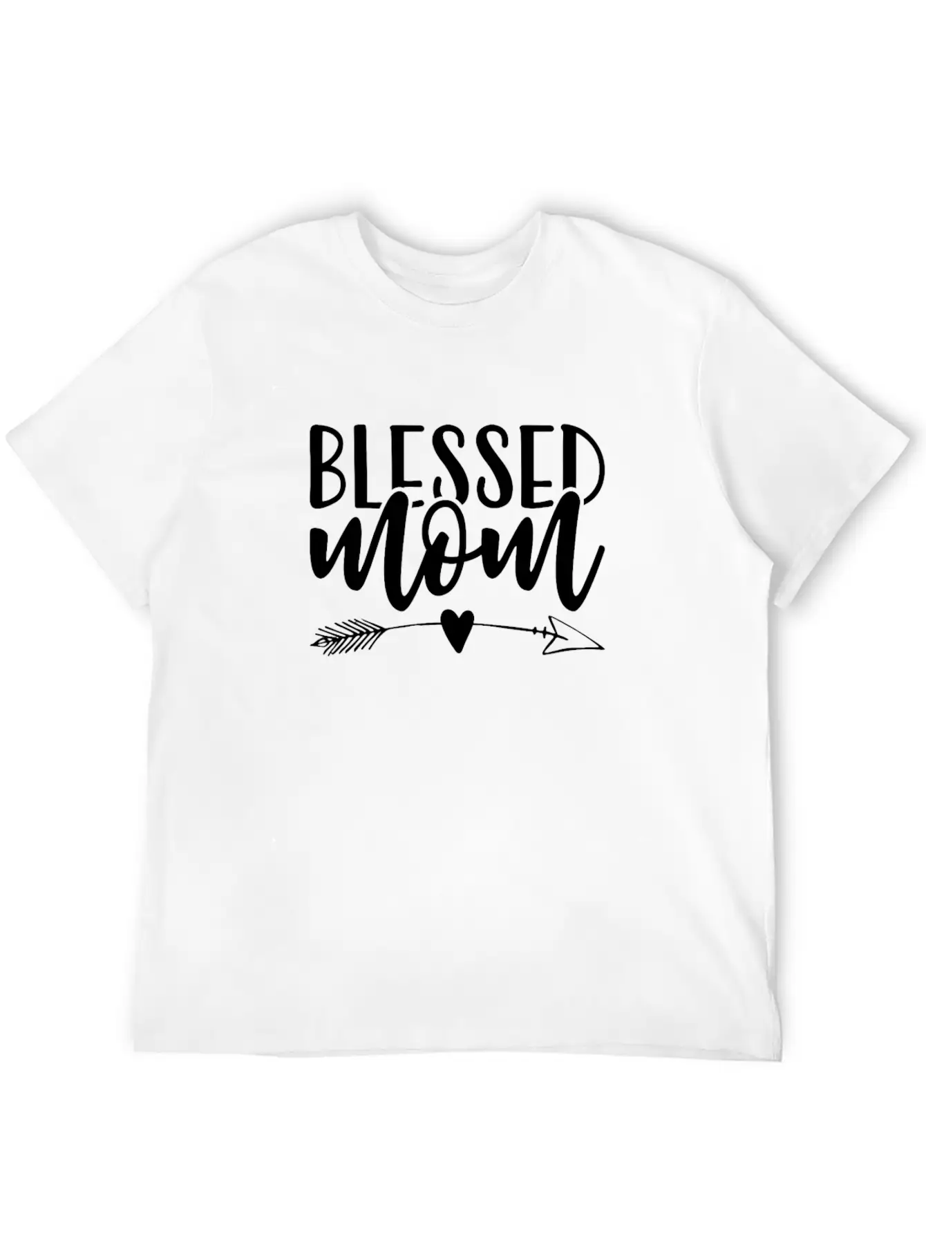 Blessed Mom Classic Fit Graphic Tee For Daily Comfort – Unisex Cotton Shirt