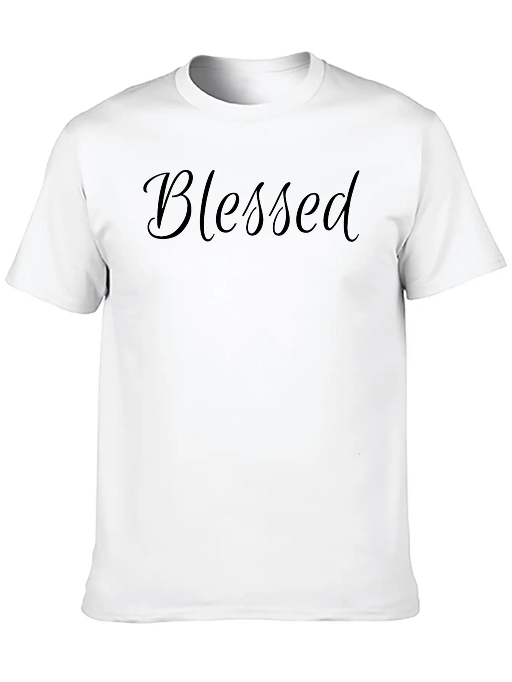 Blessed Unisex Short Sleeve Soft Cotton T-Shirt – Casual Everyday Wear