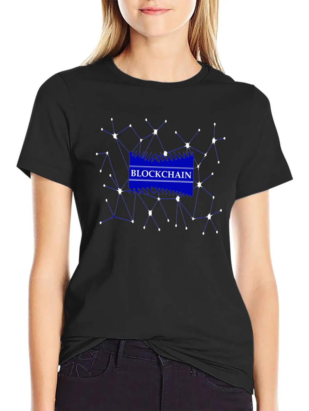 Blockchain, Bitcoin Stylish Everyday T-Shirt – Unisex Basic Cotton Tee