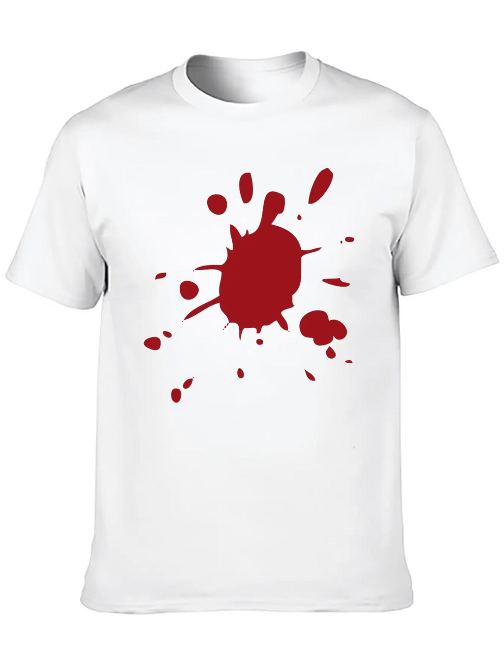 Blood Splatter Breathable Soft Cotton T-Shirt – Timeless Casual Look