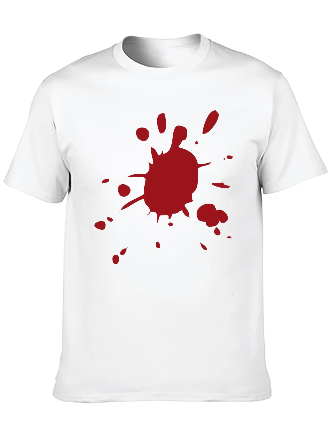 Blood Splatter Breathable Soft Cotton T-Shirt – Timeless Casual Look