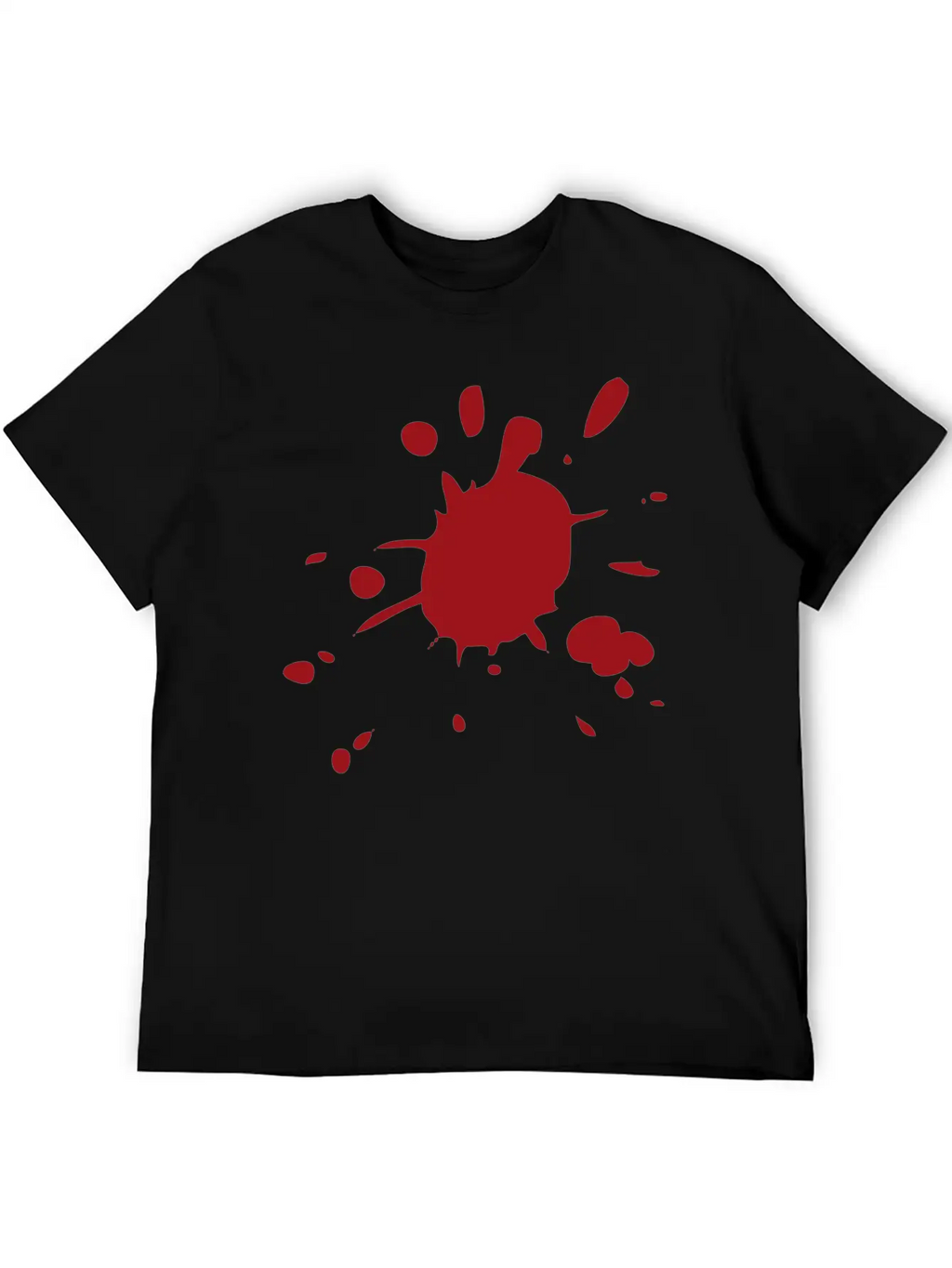 Blood Splatter Breathable Soft Cotton T-Shirt – Timeless Casual Look