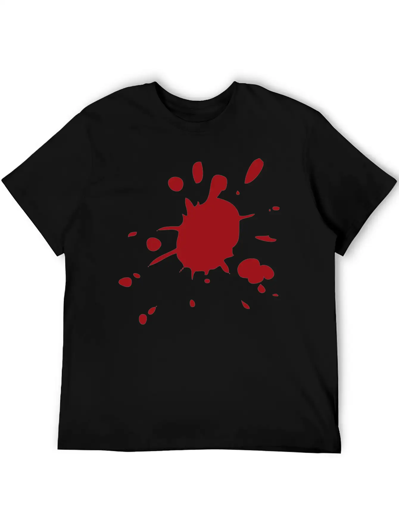 Blood Splatter Breathable Soft Cotton T-Shirt – Timeless Casual Look