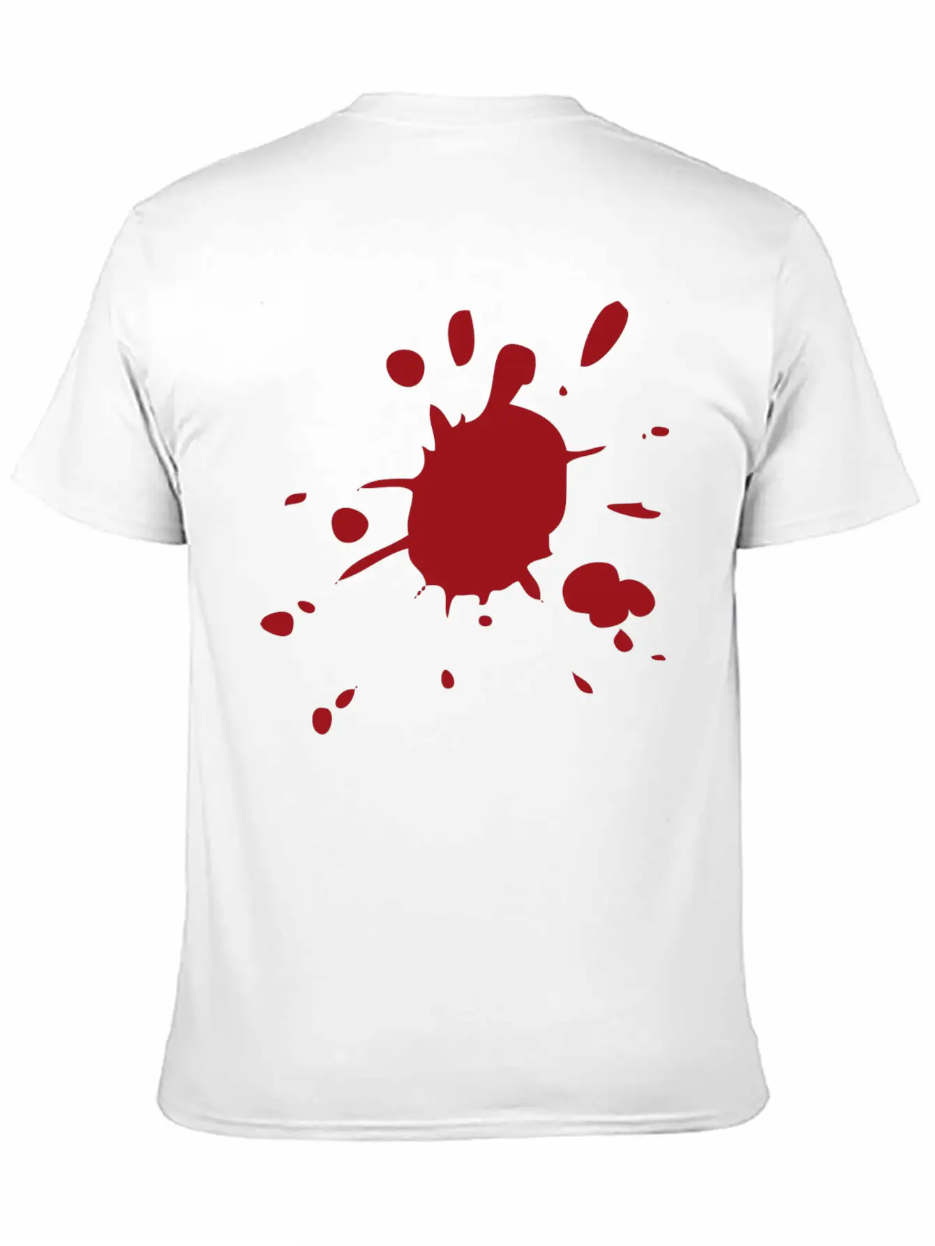 Blood Splatter Breathable Soft Cotton T-Shirt – Timeless Casual Look