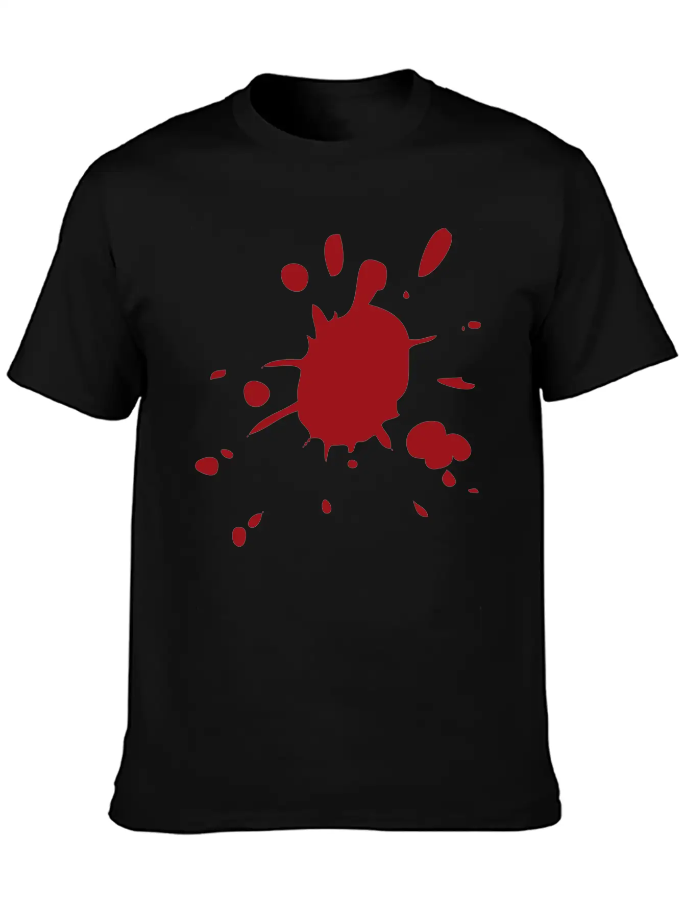 Blood Splatter Breathable Soft Cotton T-Shirt – Timeless Casual Look
