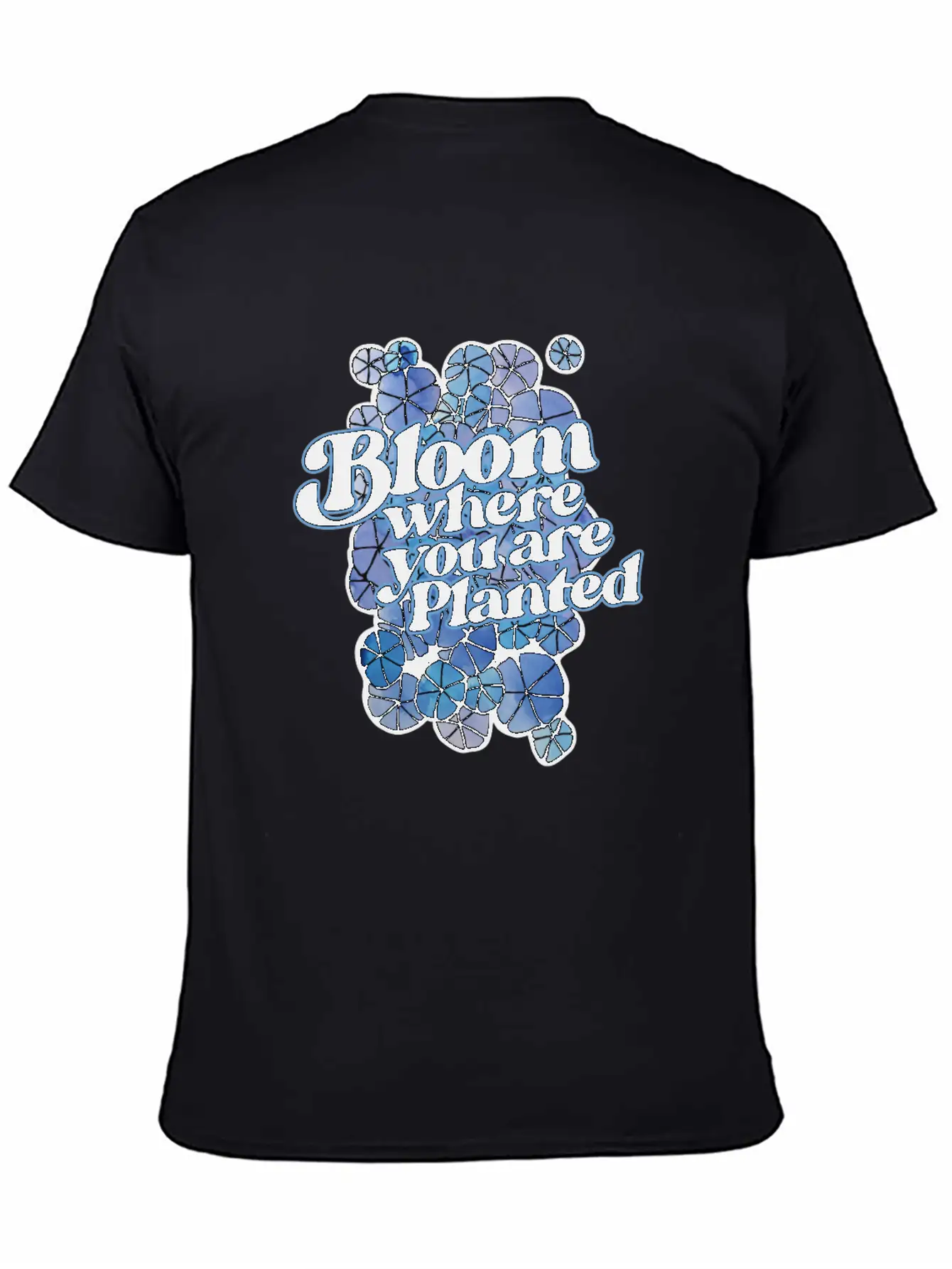 Bloom Where You Are Planted Unisex Casual T-Shirt – Clean Design For Daily Comfort