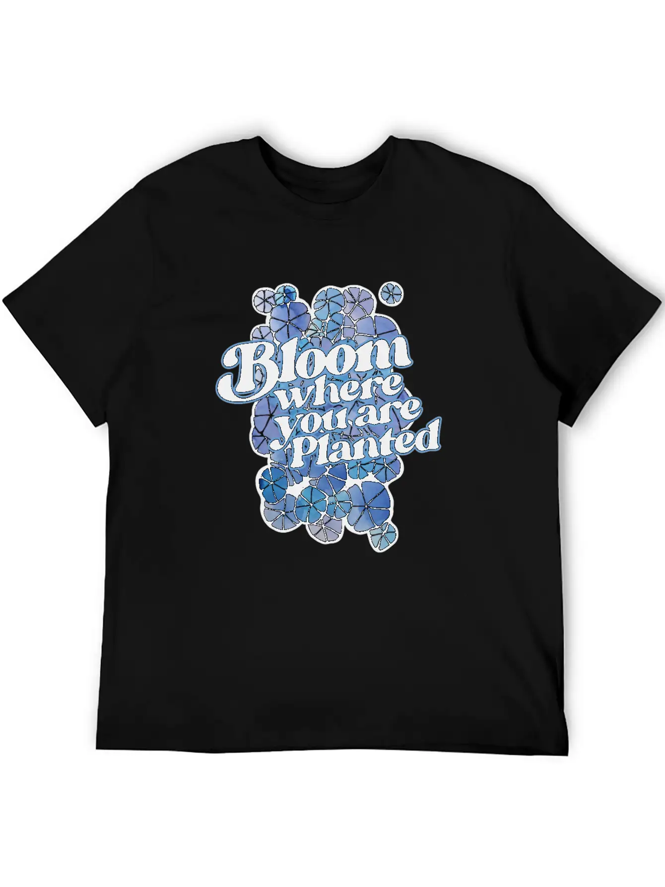 Bloom Where You Are Planted Unisex Casual T-Shirt – Clean Design For Daily Comfort