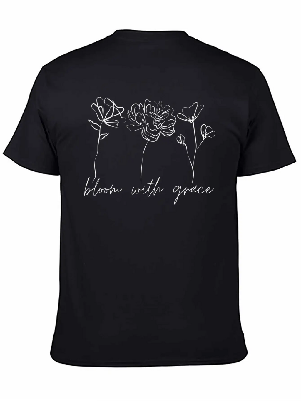 Bloom With Grace Casual Graphic T-Shirt – Simple And Comfortable Daily Wear