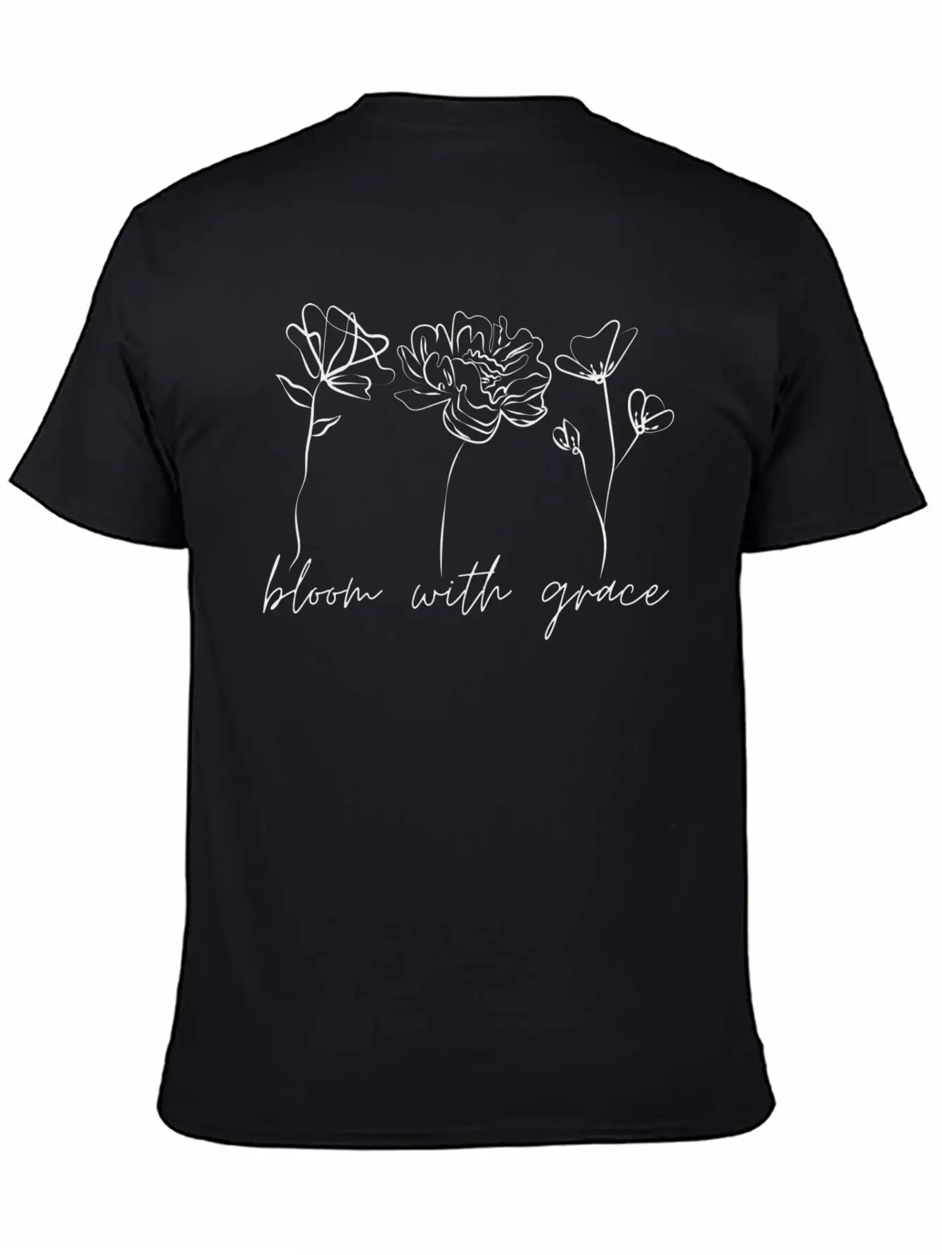 Bloom With Grace Casual Graphic T-Shirt – Simple And Comfortable Daily Wear