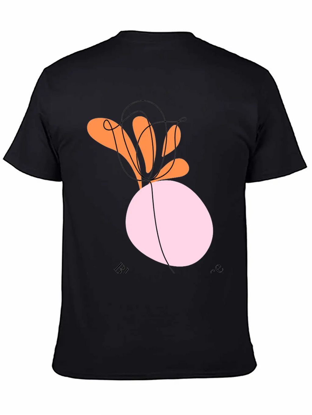 Bloom With Grace Minimalist Flower Design Essential Cotton Tee For Daily Outfits – Unisex Style