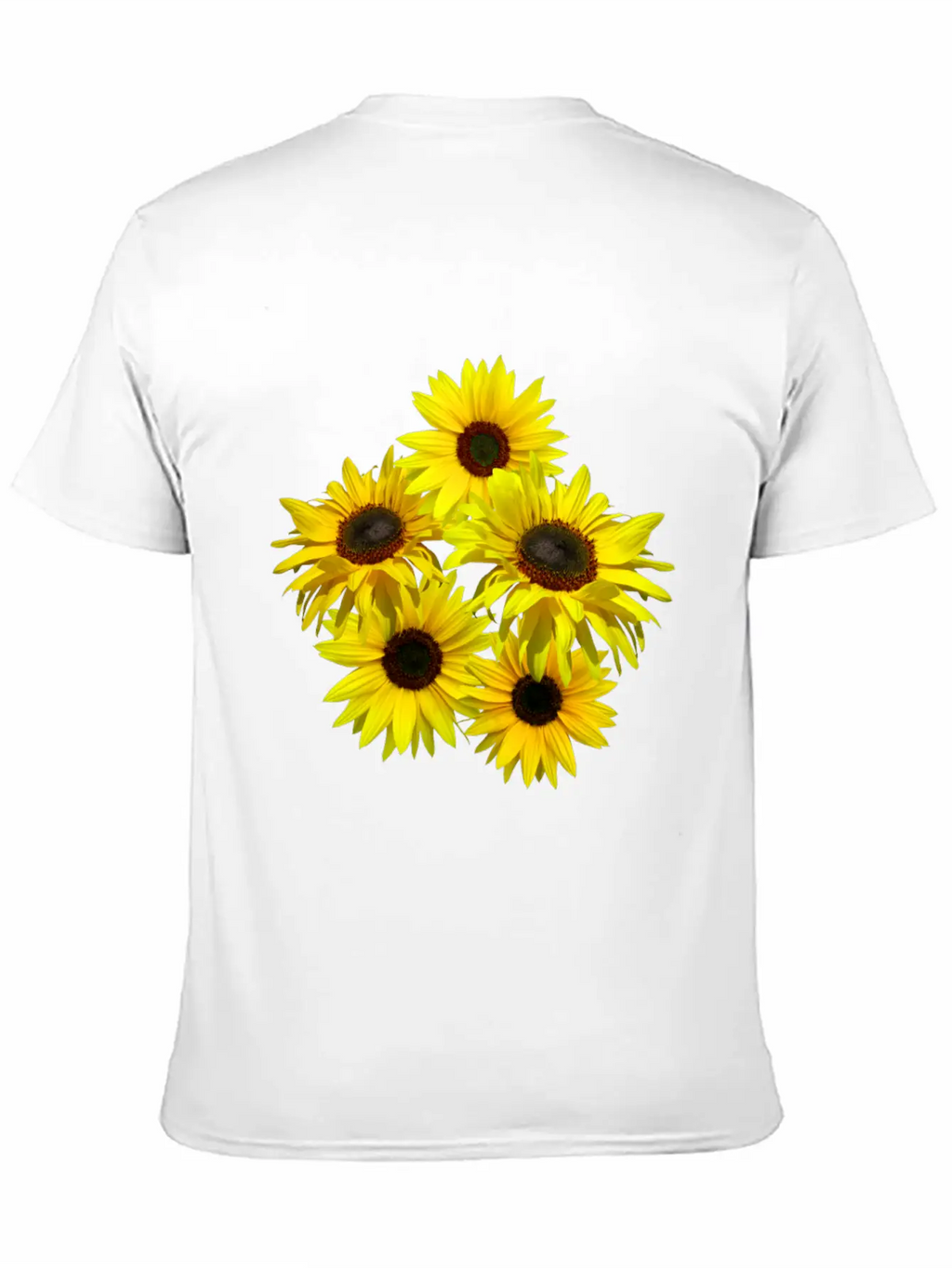 Blooming Sunflowers Sunflower Bunch Flowers Blooms Casual Graphic T-Shirt – Simple And Comfortable Daily Wear