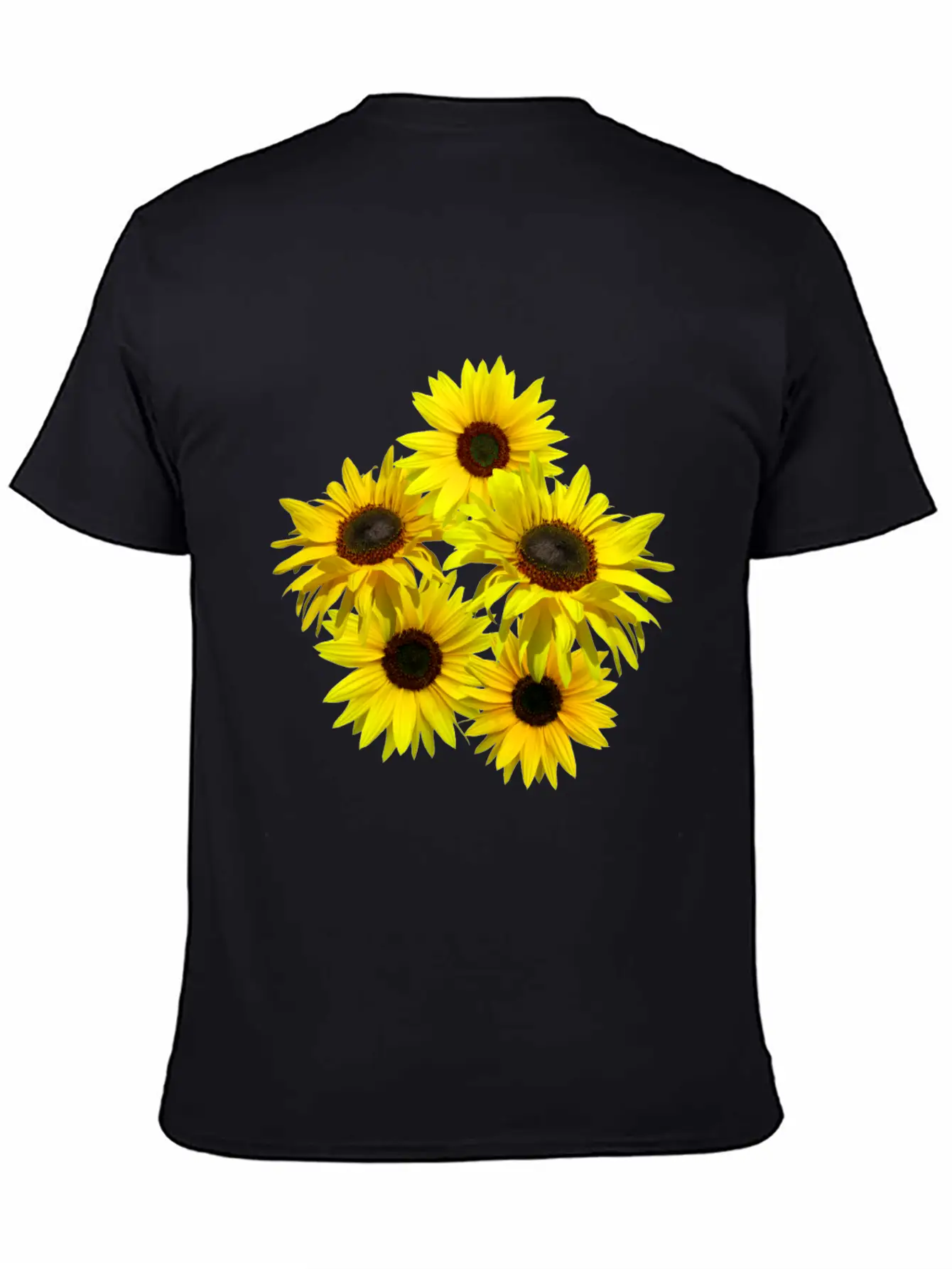 Blooming Sunflowers Sunflower Bunch Flowers Blooms Casual Graphic T-Shirt – Simple And Comfortable Daily Wear