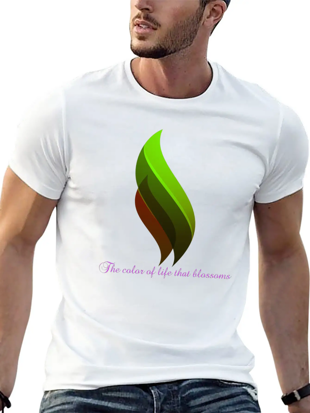 BLOSSOMS Breathable Soft Cotton T-Shirt – Timeless Casual Look