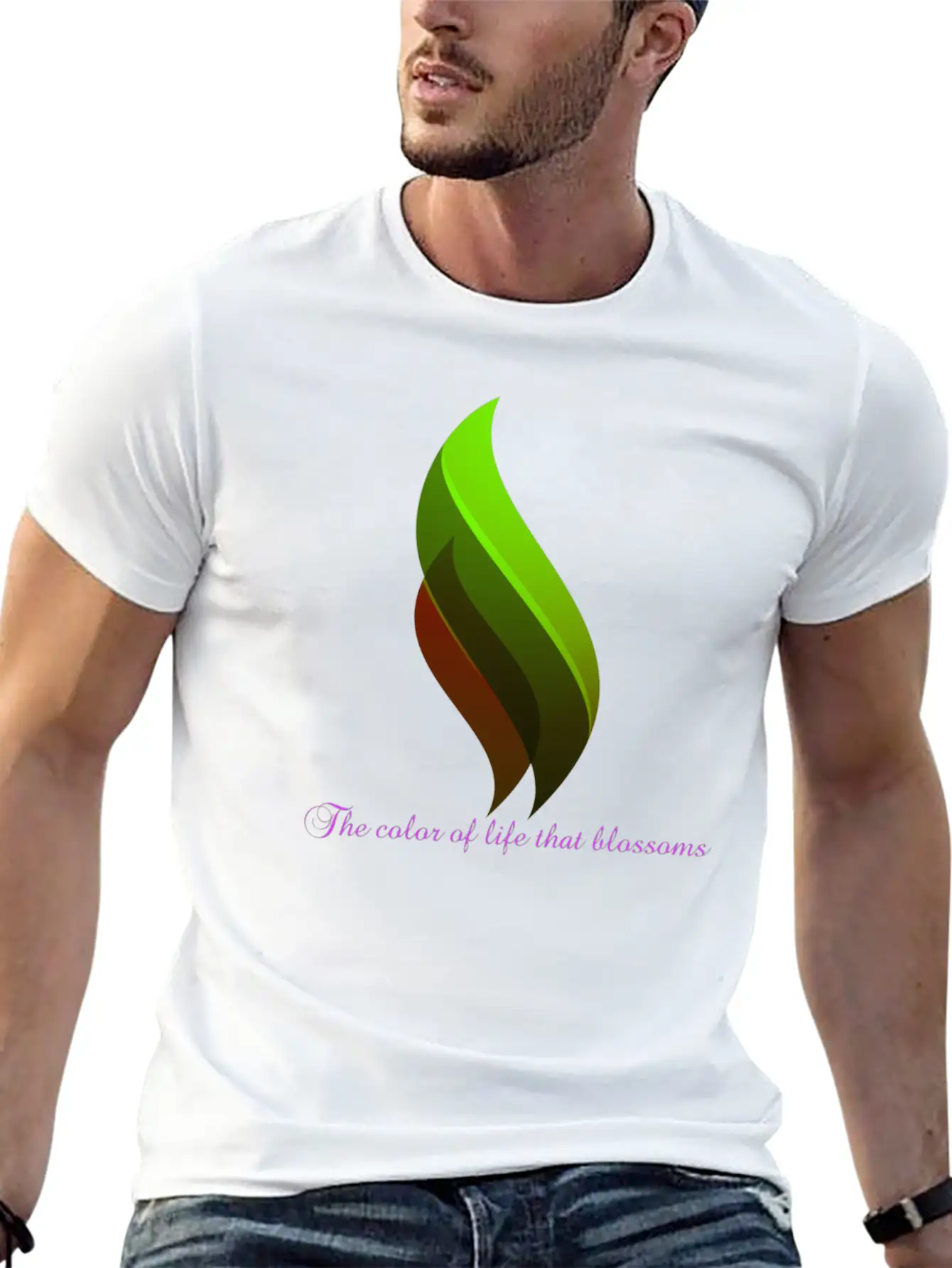 BLOSSOMS Breathable Soft Cotton T-Shirt – Timeless Casual Look