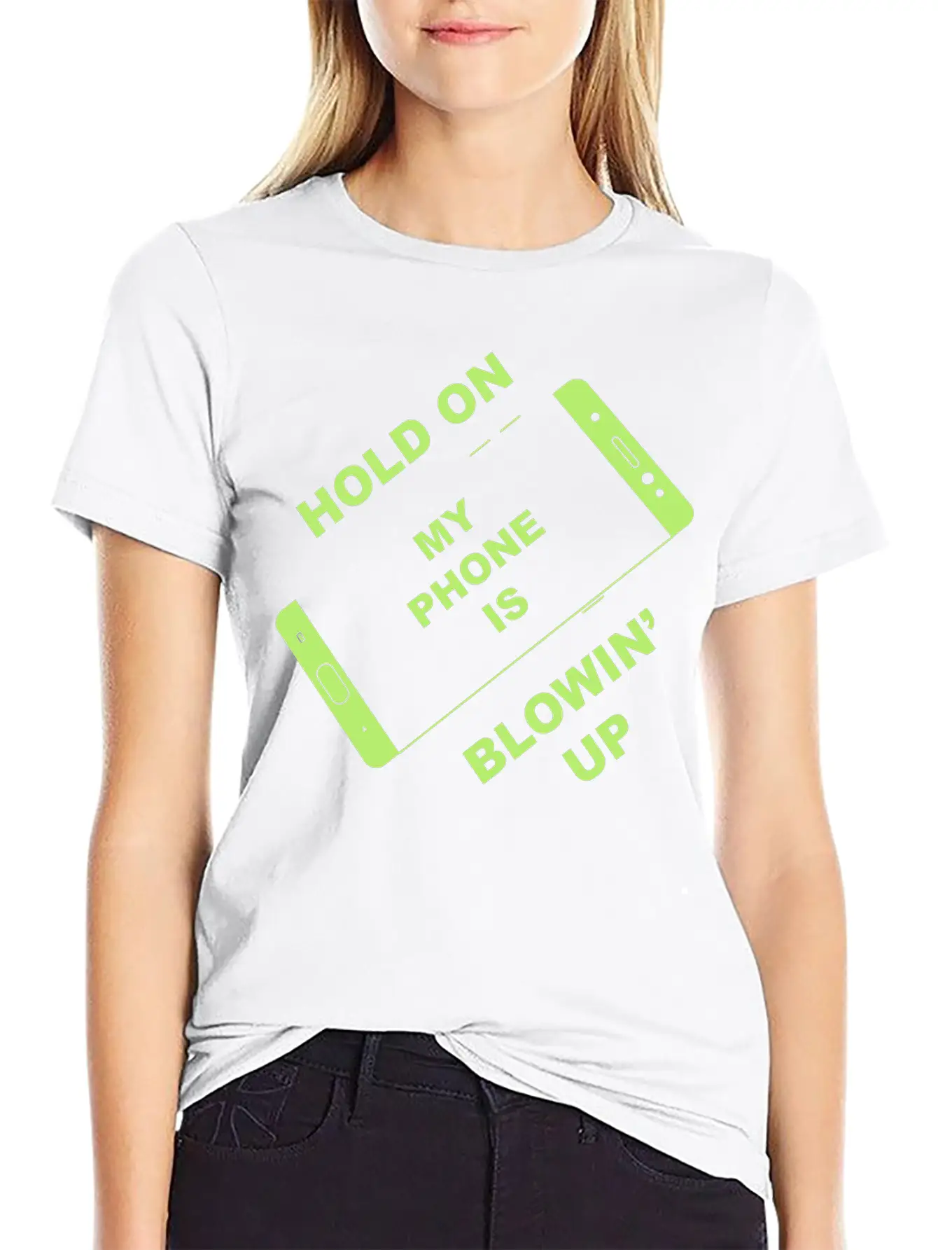 Blowin' Up (Note 7) Casual Graphic T-Shirt – Simple And Comfortable Daily Wear