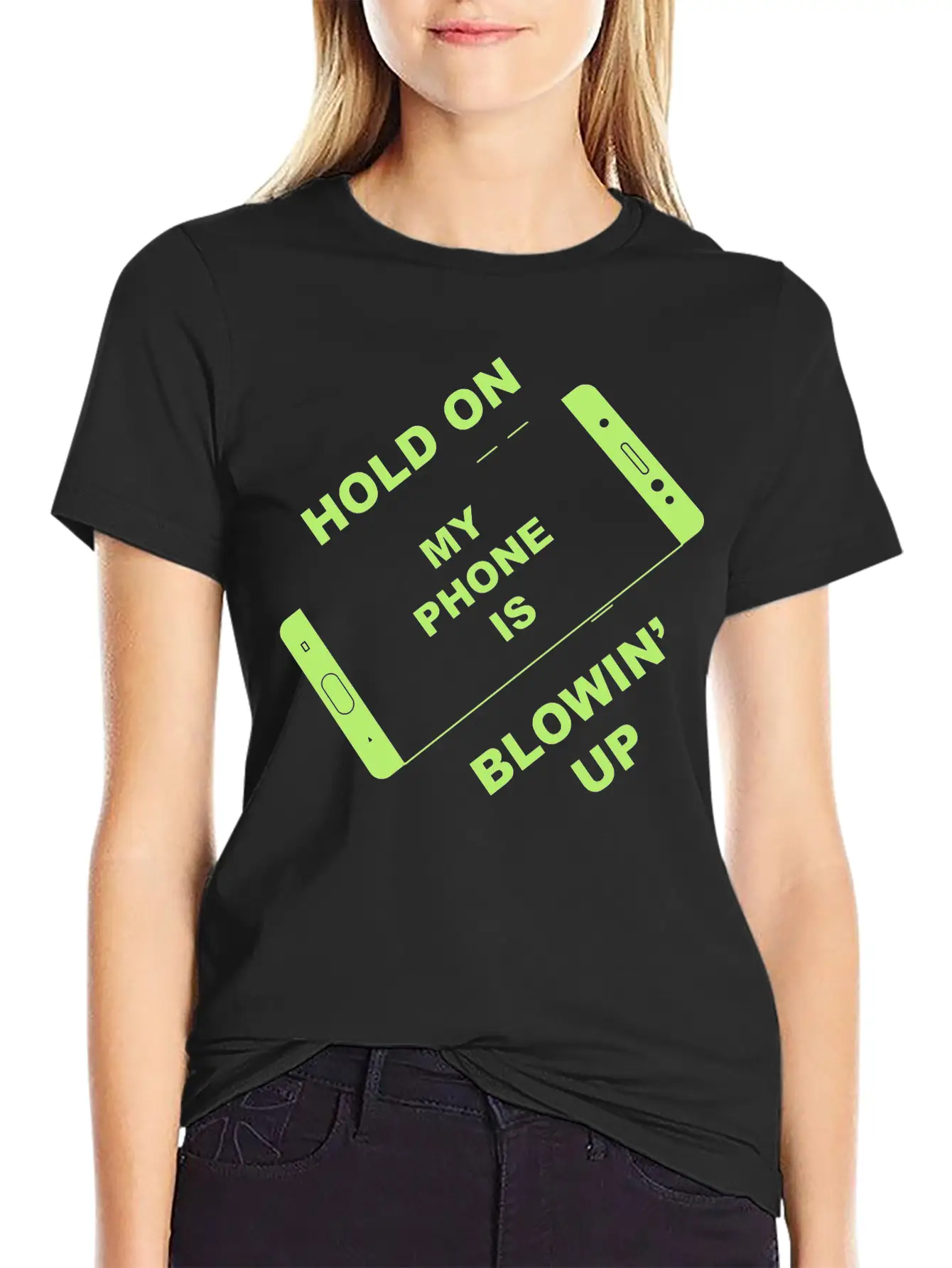 Blowin' Up (Note 7) Casual Graphic T-Shirt – Simple And Comfortable Daily Wear
