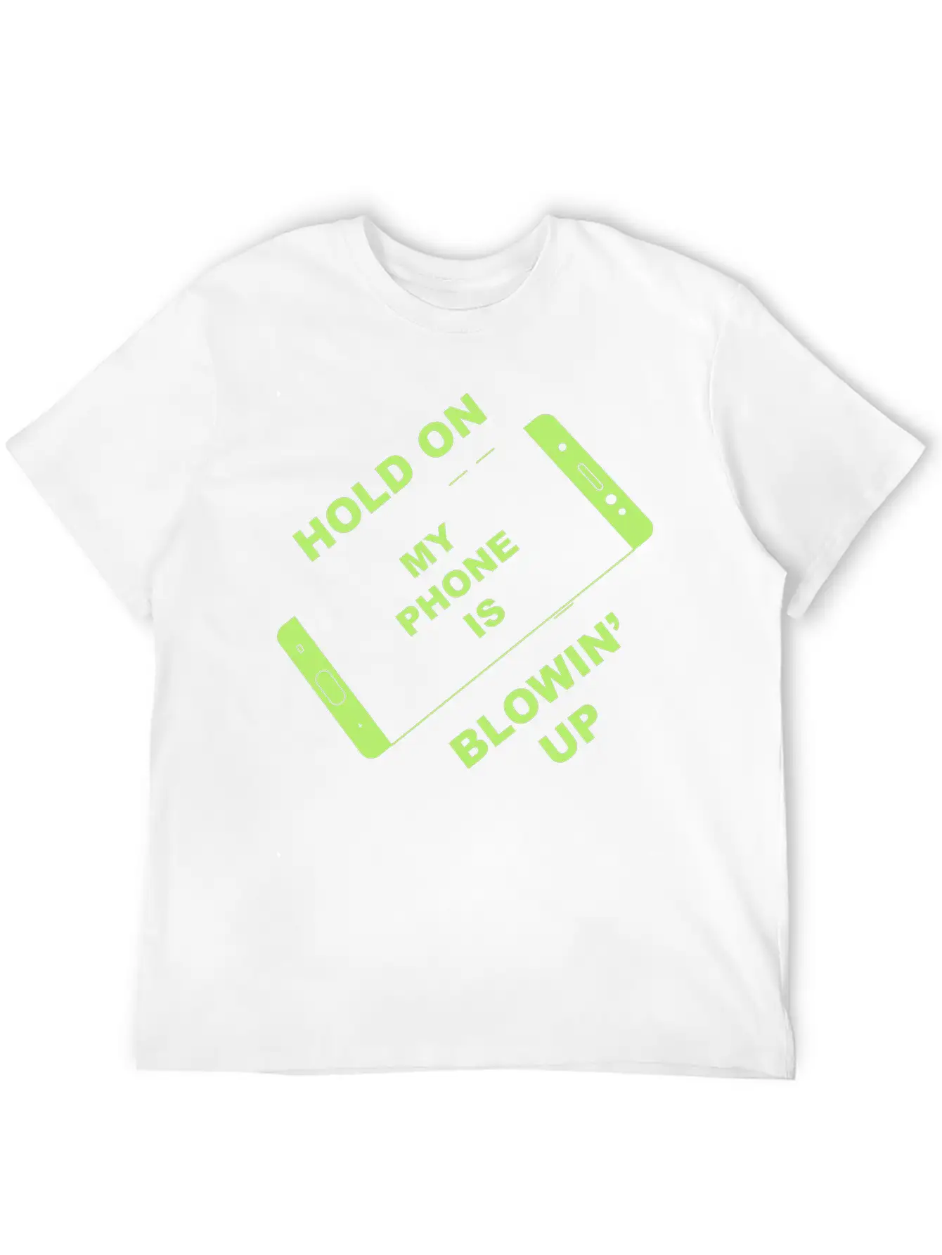 Blowin' Up (Note 7) Casual Graphic T-Shirt – Simple And Comfortable Daily Wear