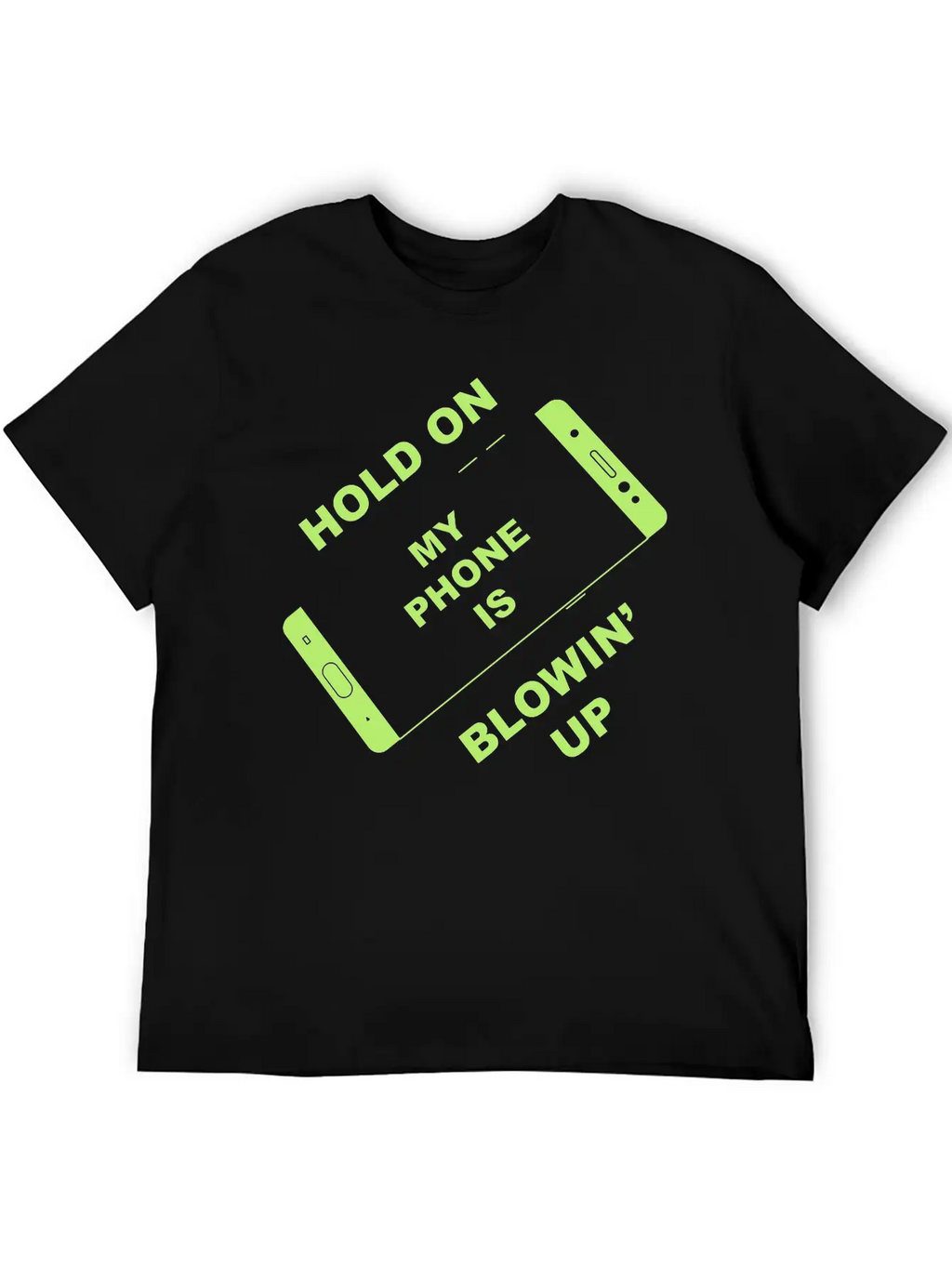 Blowin' Up (Note 7) Casual Graphic T-Shirt – Simple And Comfortable Daily Wear