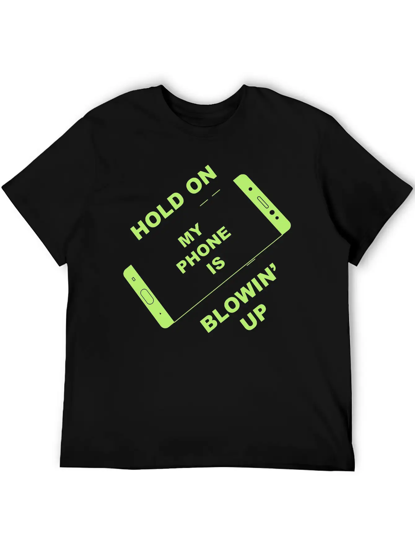 Blowin' Up (Note 7) Casual Graphic T-Shirt – Simple And Comfortable Daily Wear